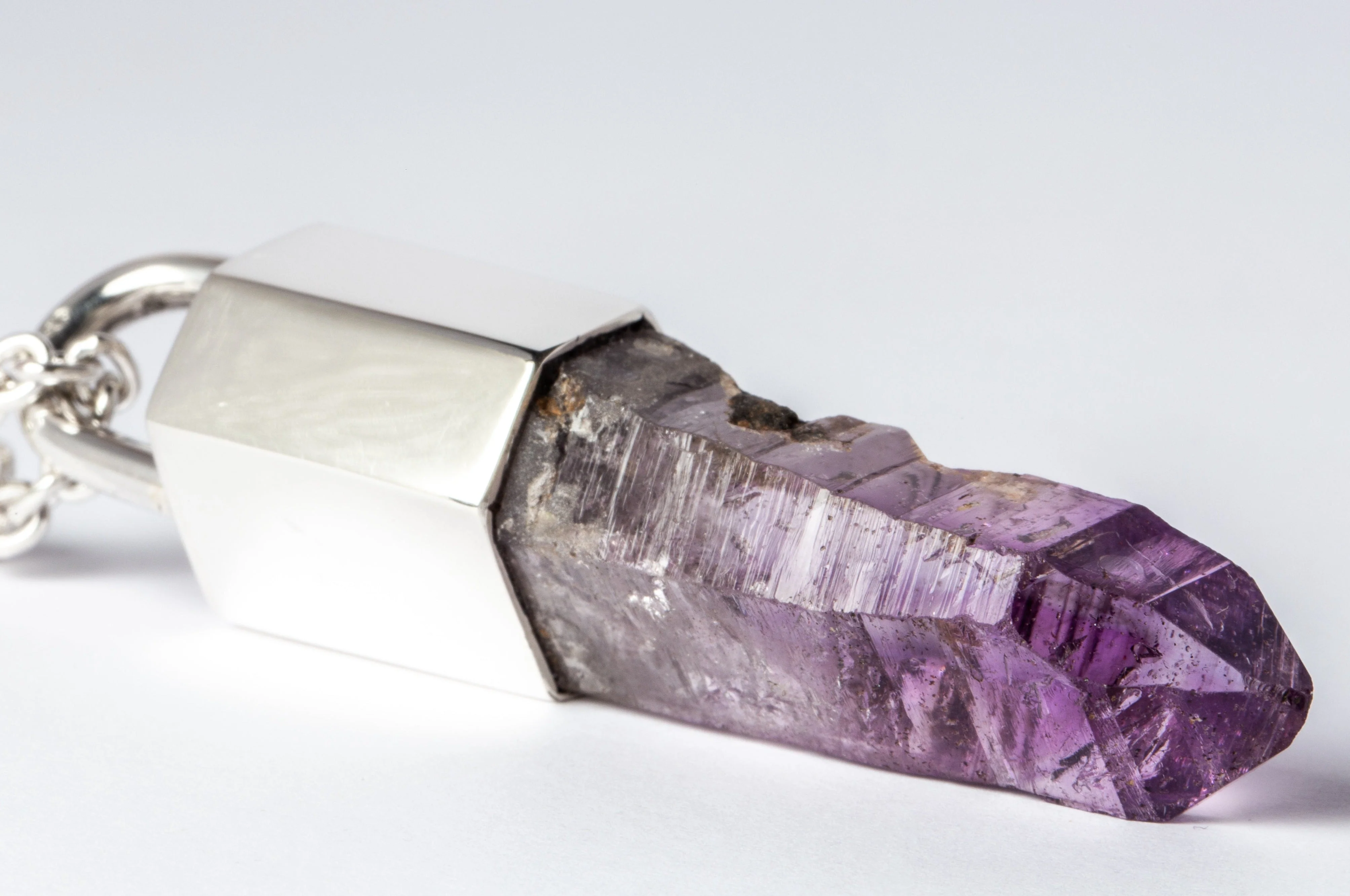 Talisman Necklace SPECIMEN (Brandberg Amethyst Quartz, PA+BAQ) - Image 2