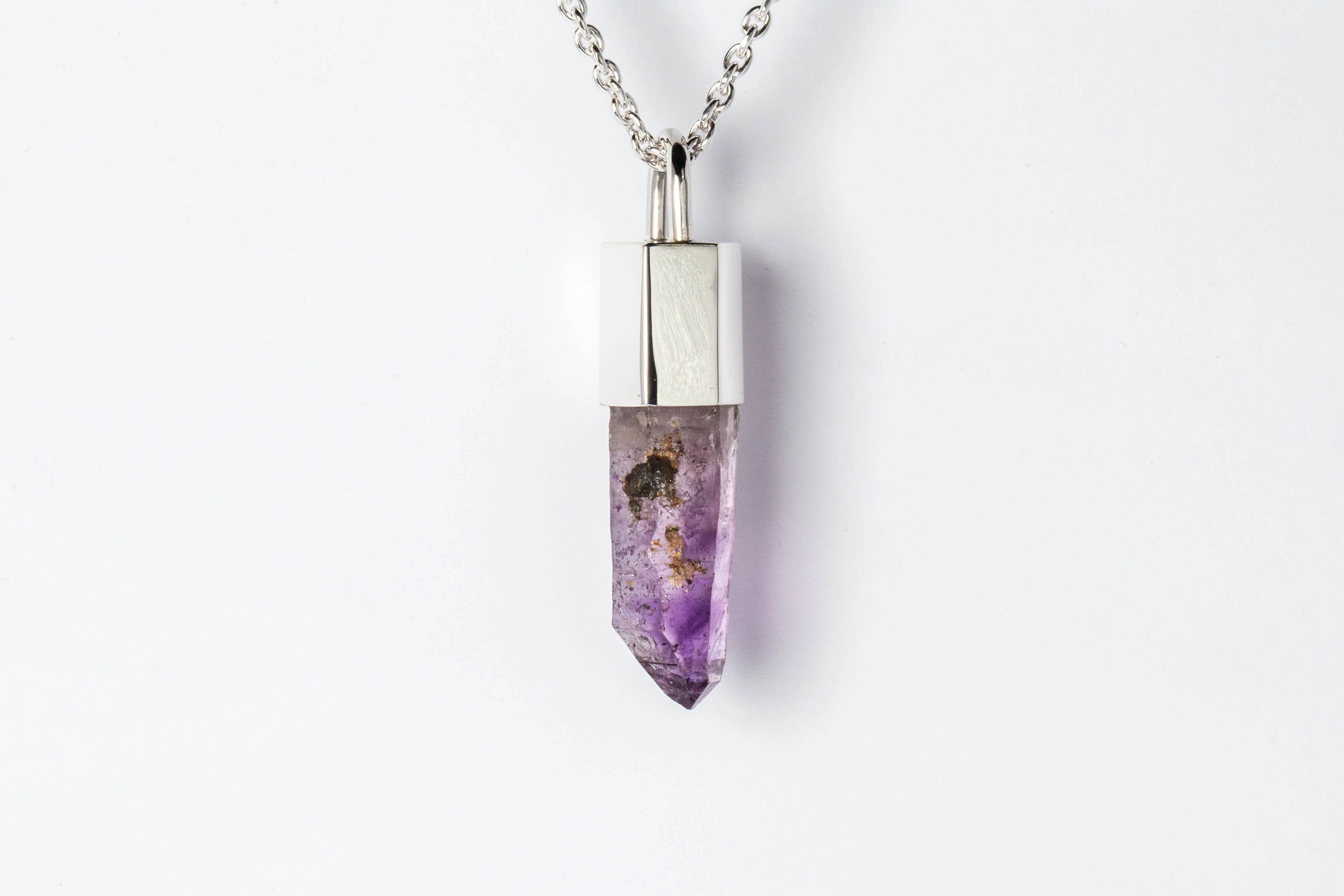 Talisman Necklace SPECIMEN (Brandberg Amethyst Quartz, PA+BAQ) - Image 5
