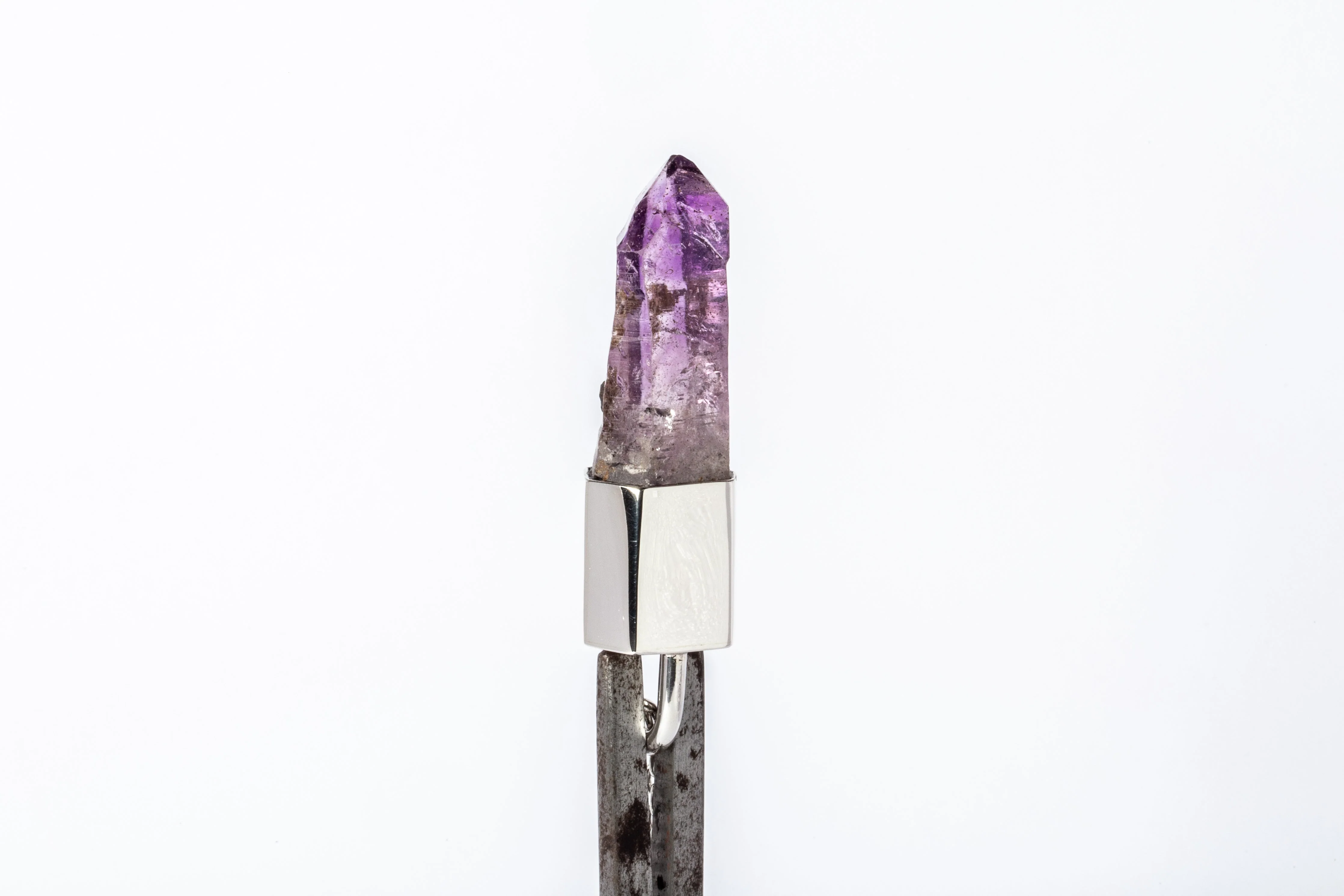 Talisman Necklace SPECIMEN (Brandberg Amethyst Quartz, PA+BAQ) - Image 6