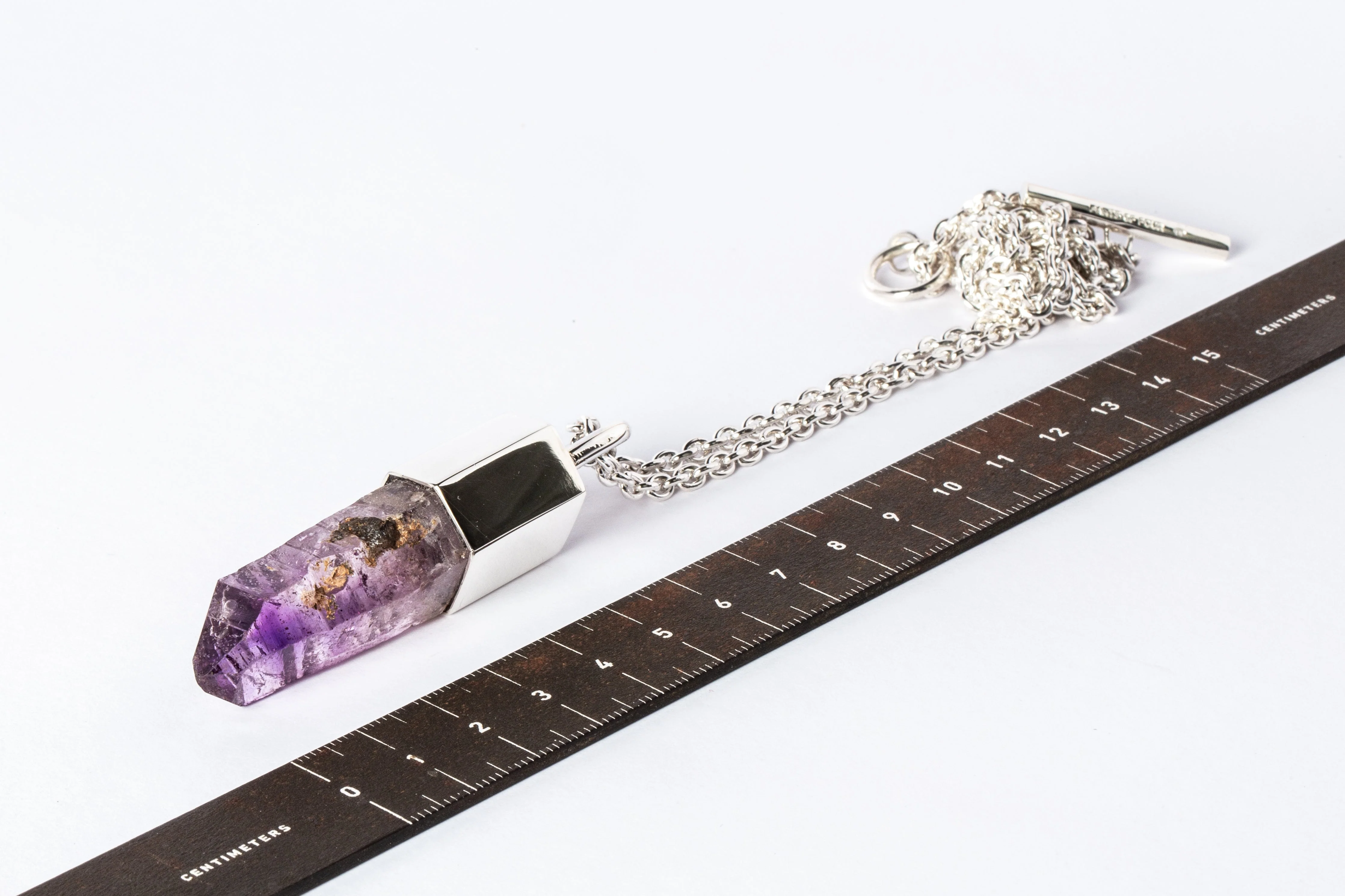 Talisman Necklace SPECIMEN (Brandberg Amethyst Quartz, PA+BAQ) - Image 7