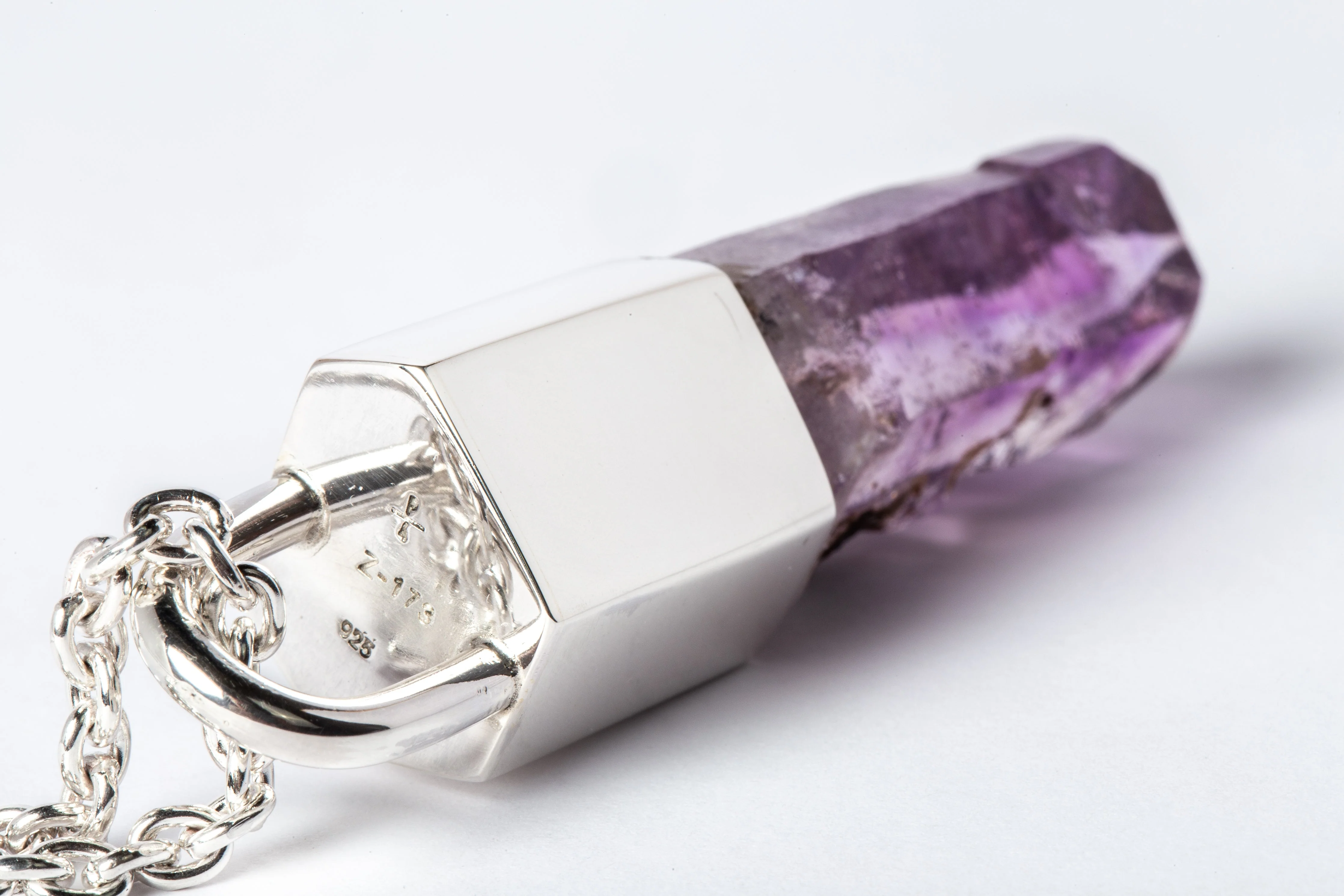 Talisman Necklace SPECIMEN (Brandberg Amethyst Quartz, PA+BAQ) - Image 8