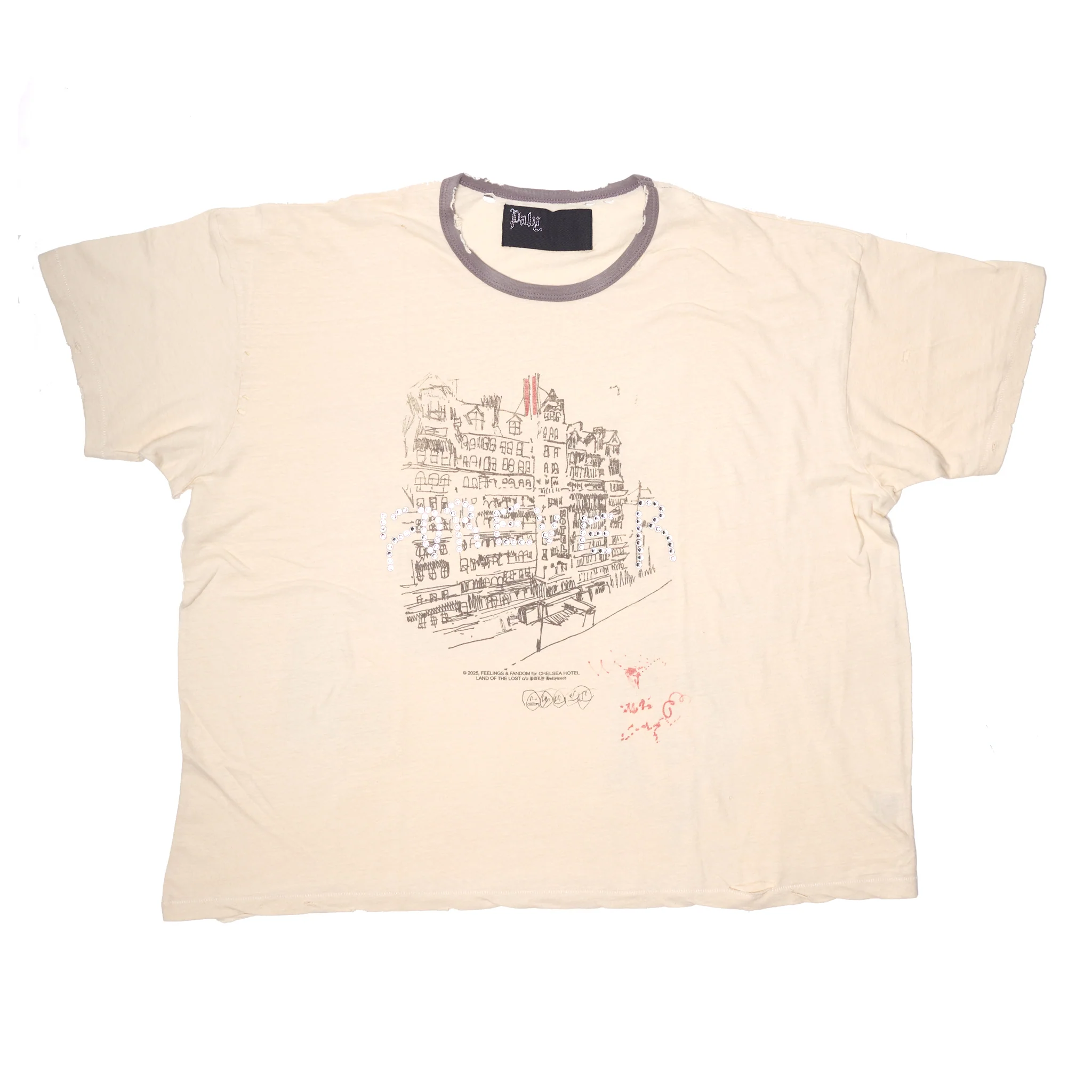 CHELSEay HOTEL TEE VINTAGE CREAM - Image 5