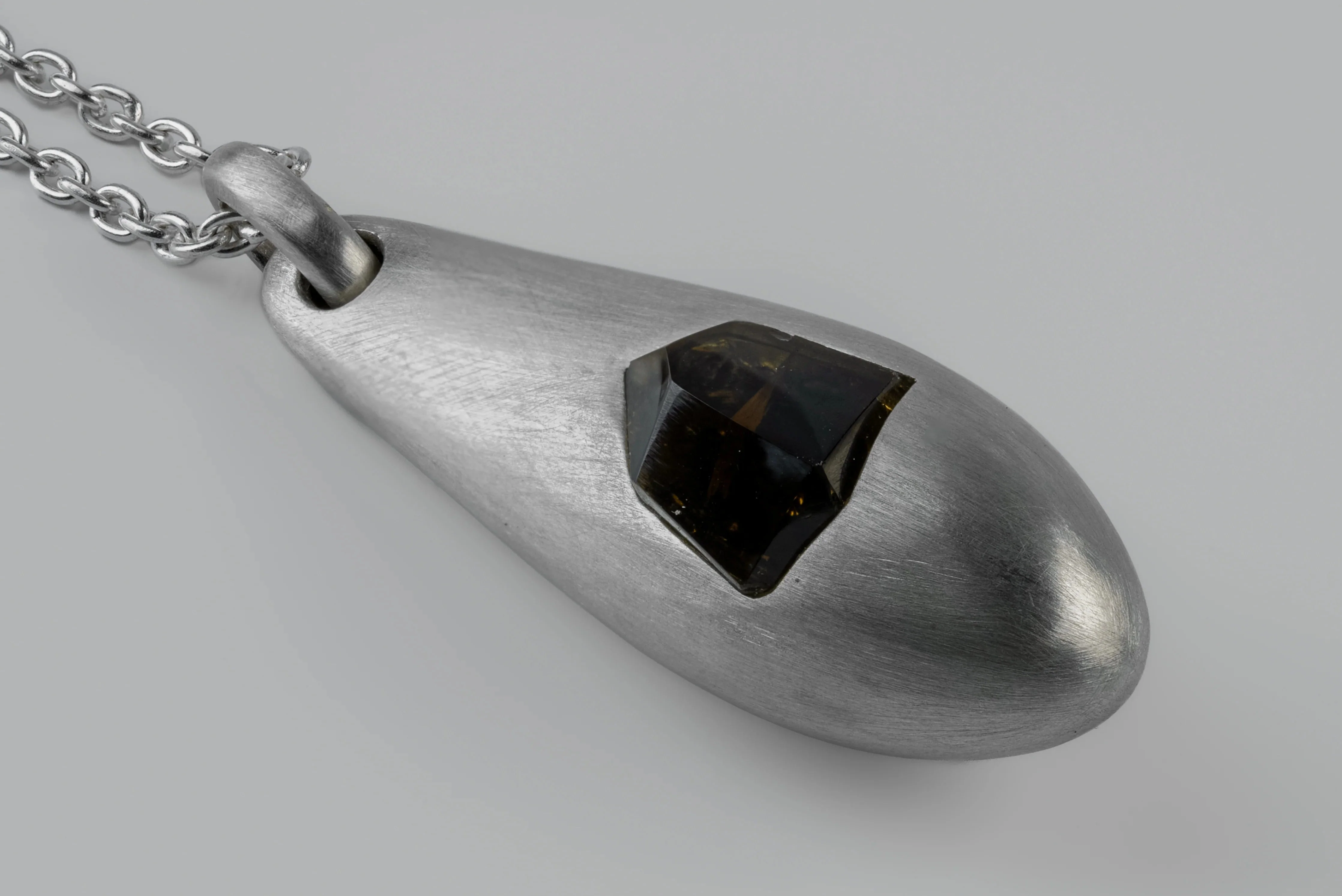 Chrysalis Necklace (Cremaster Emergence, Amber, MA+AMB) - Image 2