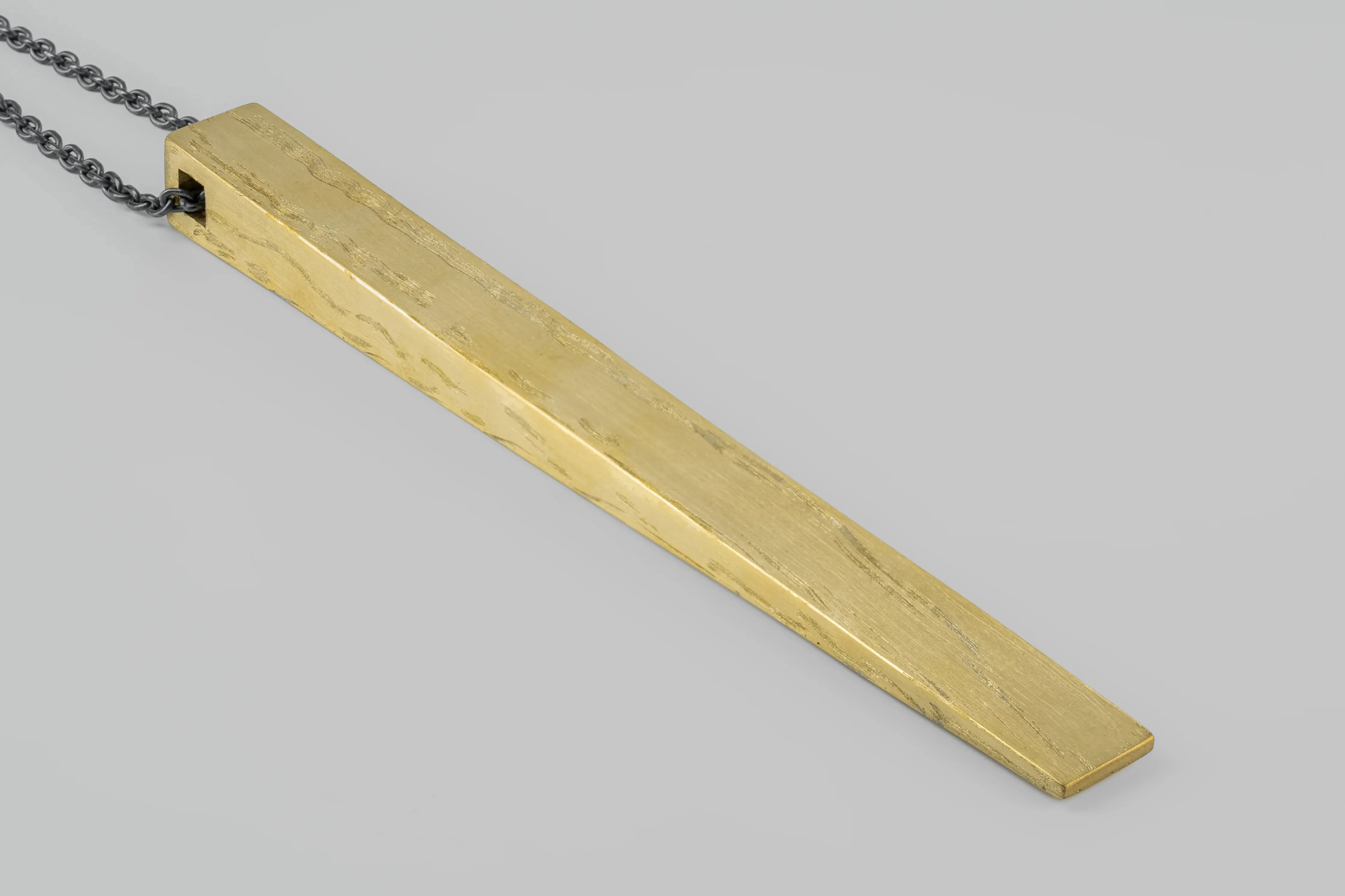 Giant Wedge Necklace (Half Width, v2, AG+KA) - Image 2