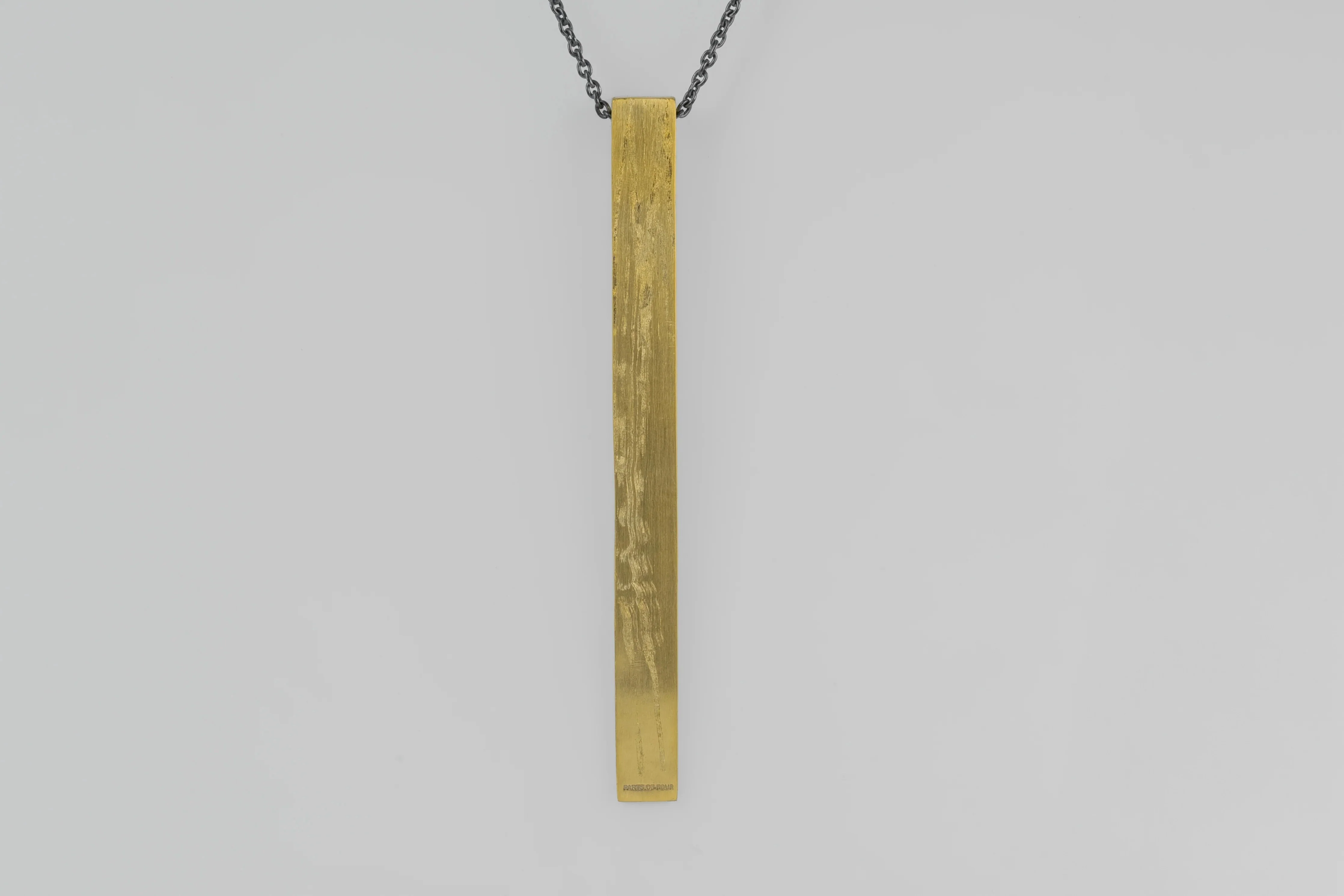 Giant Wedge Necklace (Half Width, v2, AG+KA) - Image 3