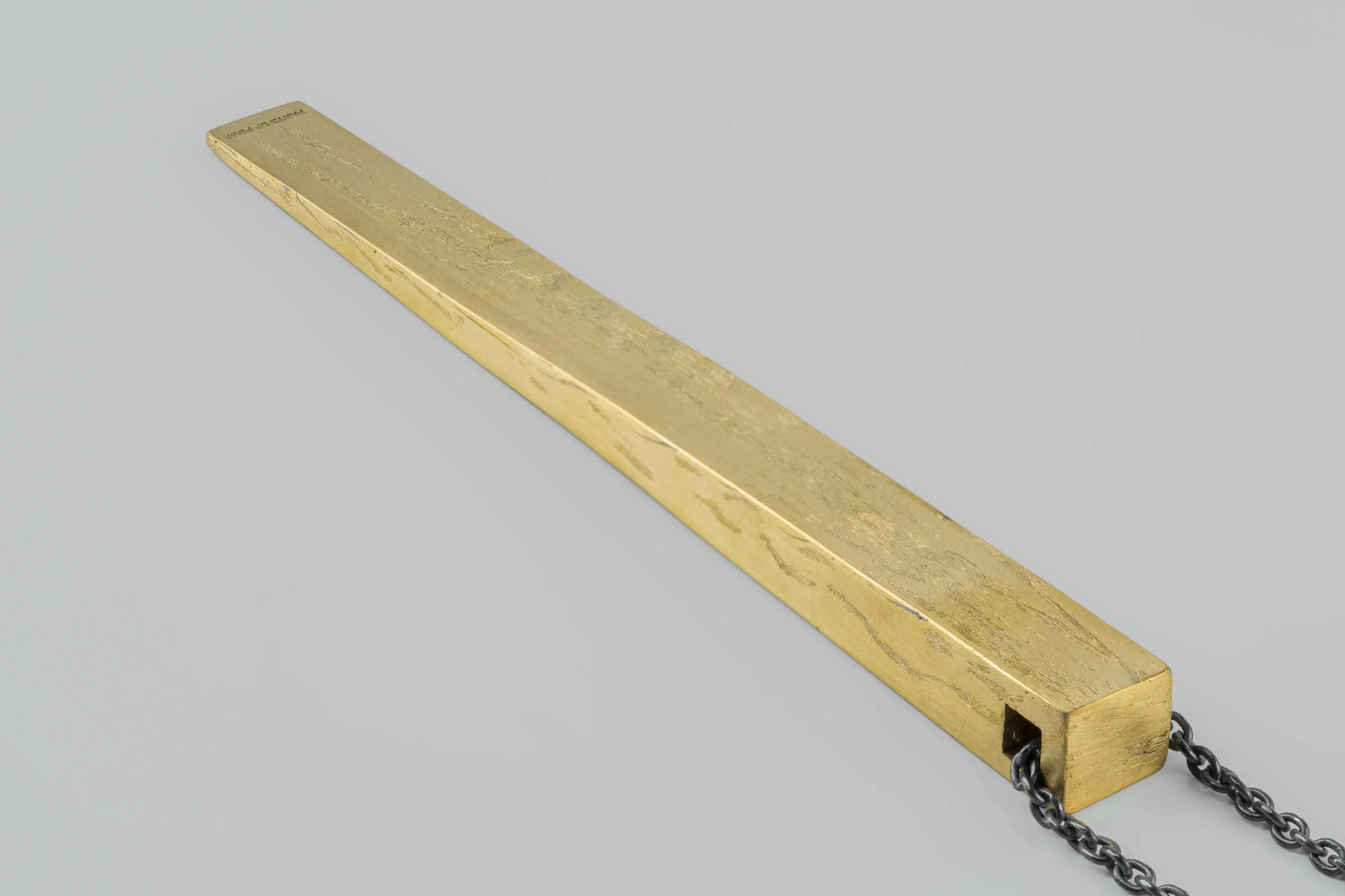 Giant Wedge Necklace (Half Width, v2, AG+KA) - Image 4