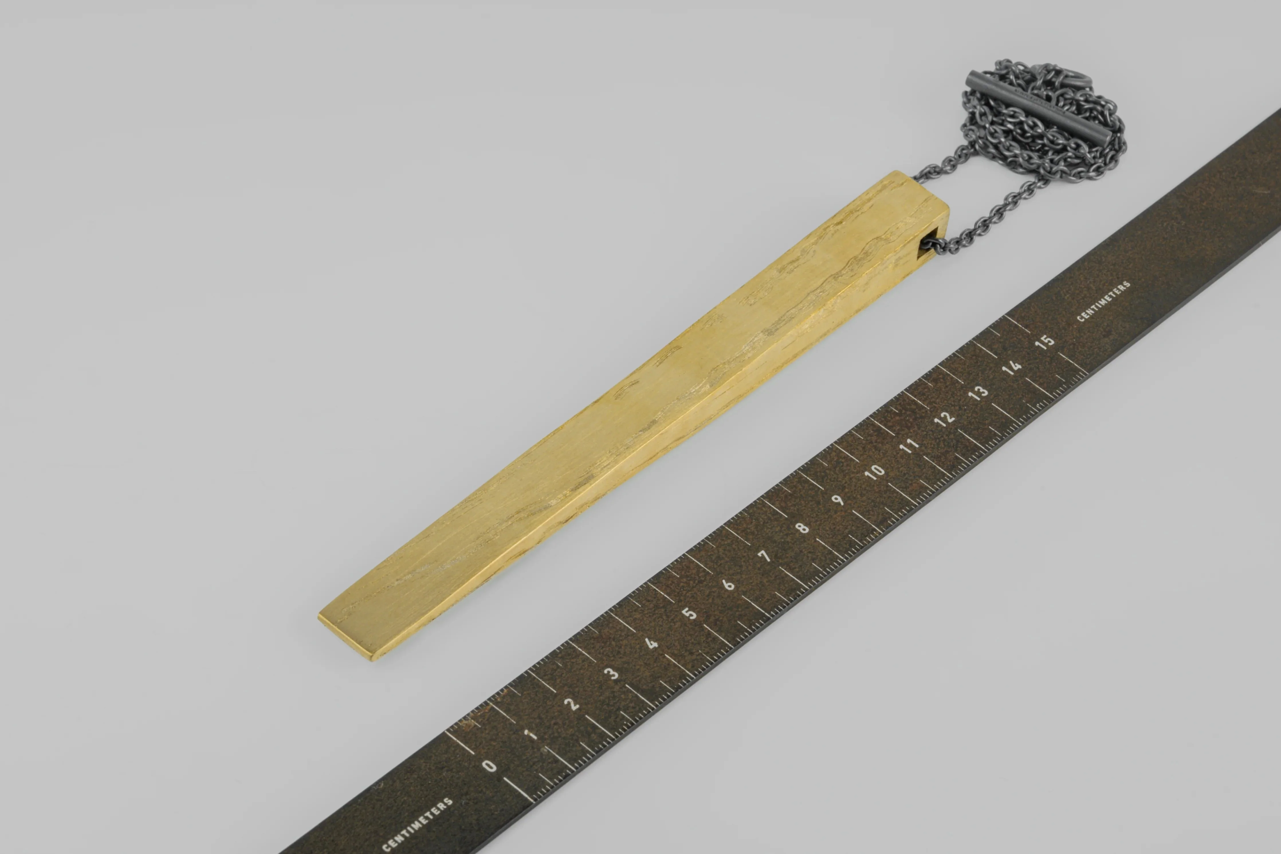 Giant Wedge Necklace (Half Width, v2, AG+KA) - Image 5