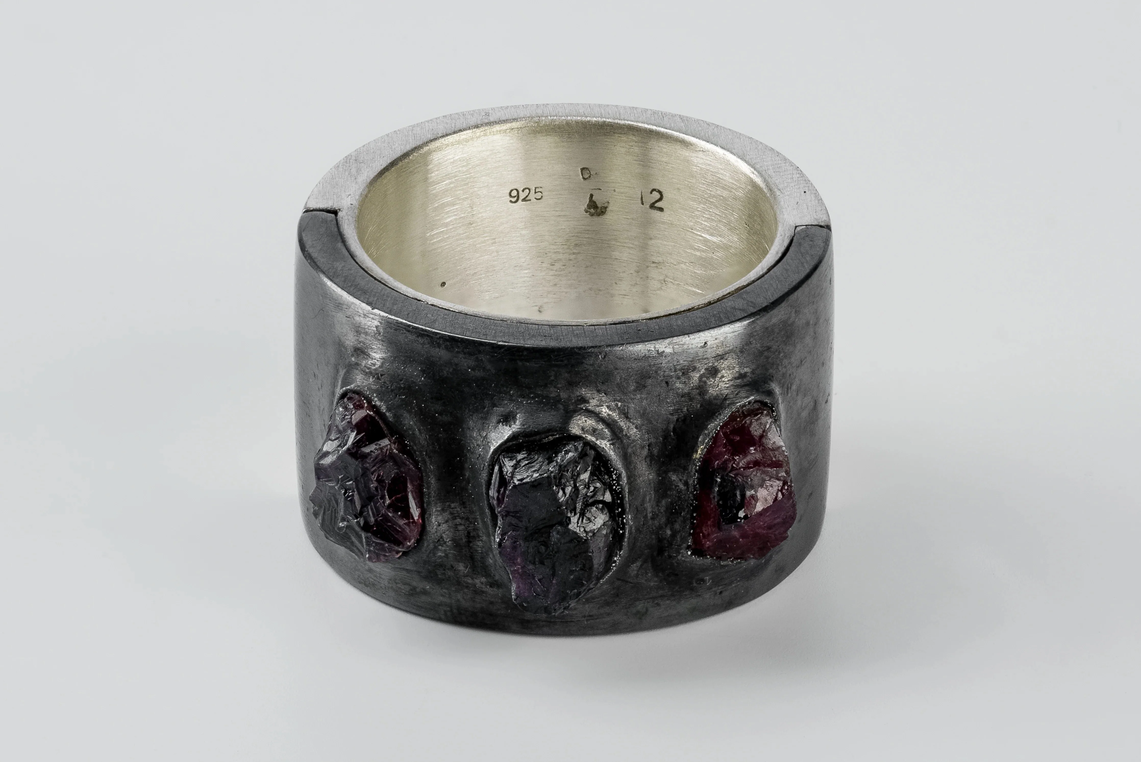 Sistema Ring (Terrestrial Surfaced, 3 Winza Sapphires, 17mm, MA+KA+WIS) - Image 2
