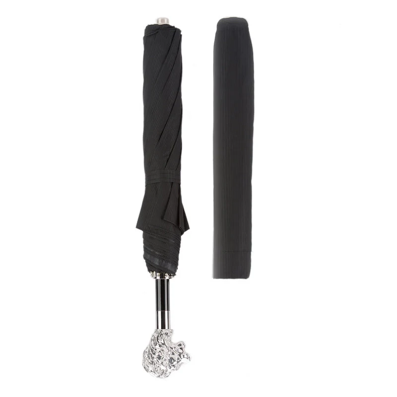 SILVER LION FOLDING UMBRELLA - Image 3