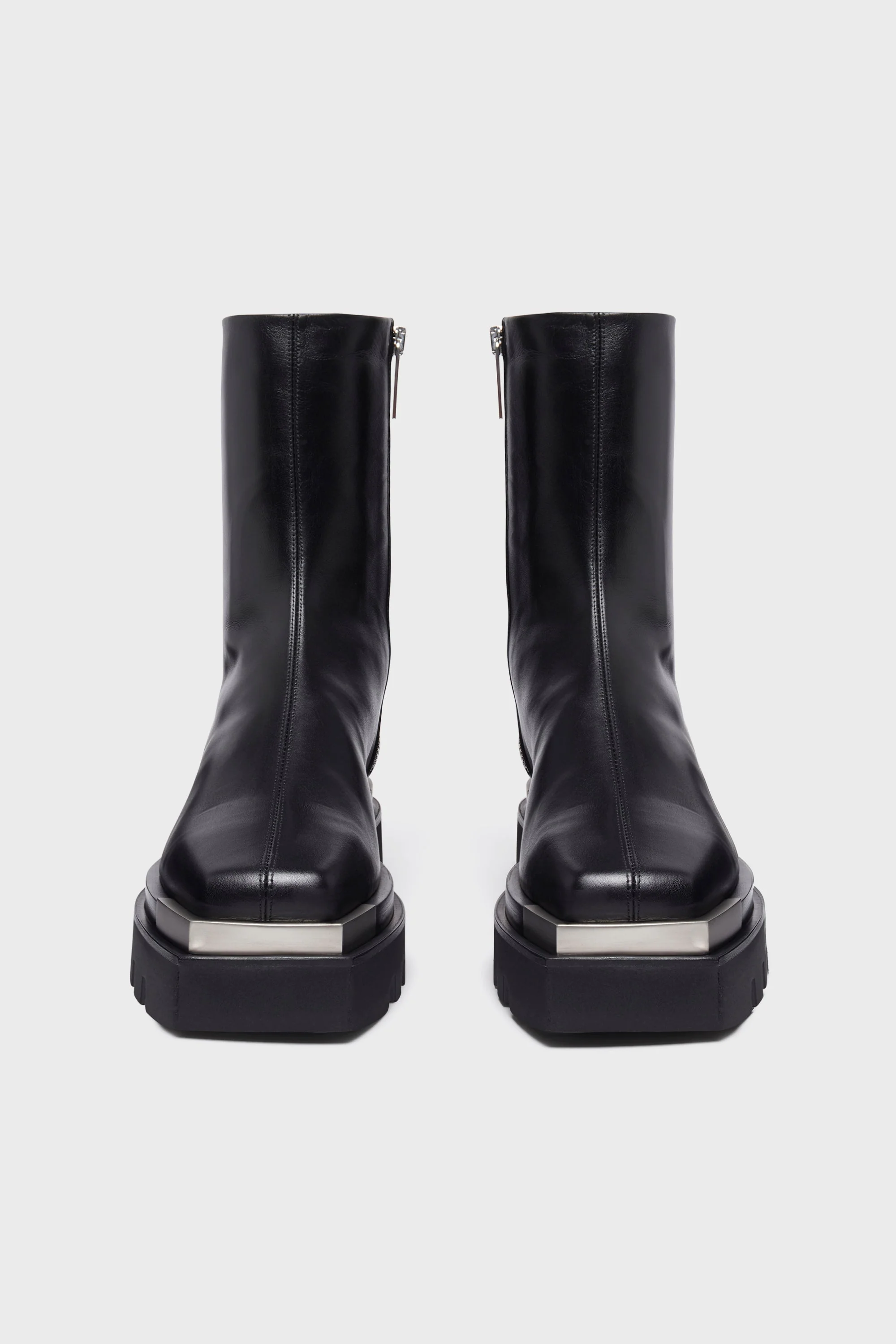 COMBAT BOOT WITH SILVER METAL TIP - Image 2