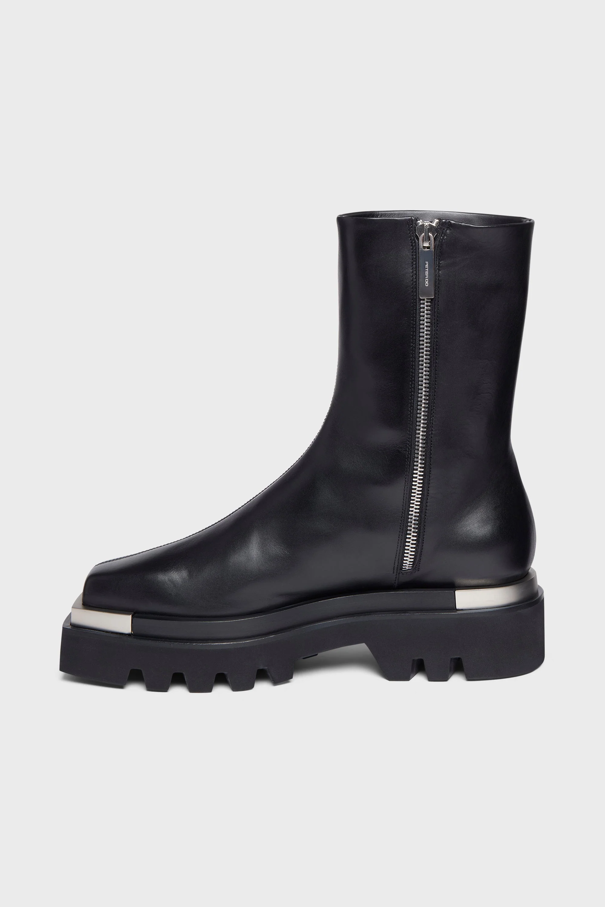 COMBAT BOOT WITH SILVER METAL TIP - Image 3