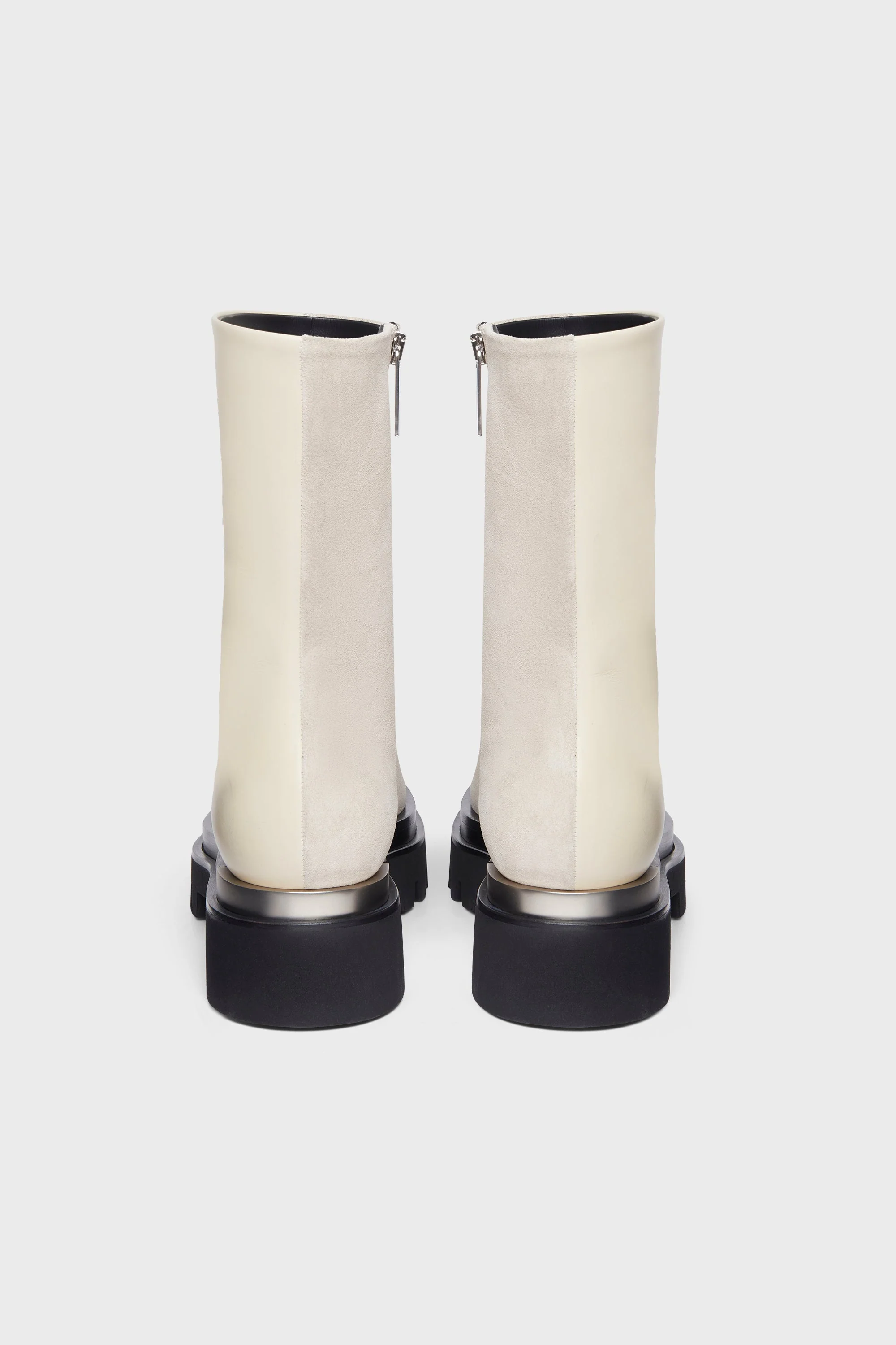 COMBO COMBAT BOOT WITH METAL TIPS (SUEDE/NAPPA) - Image 4