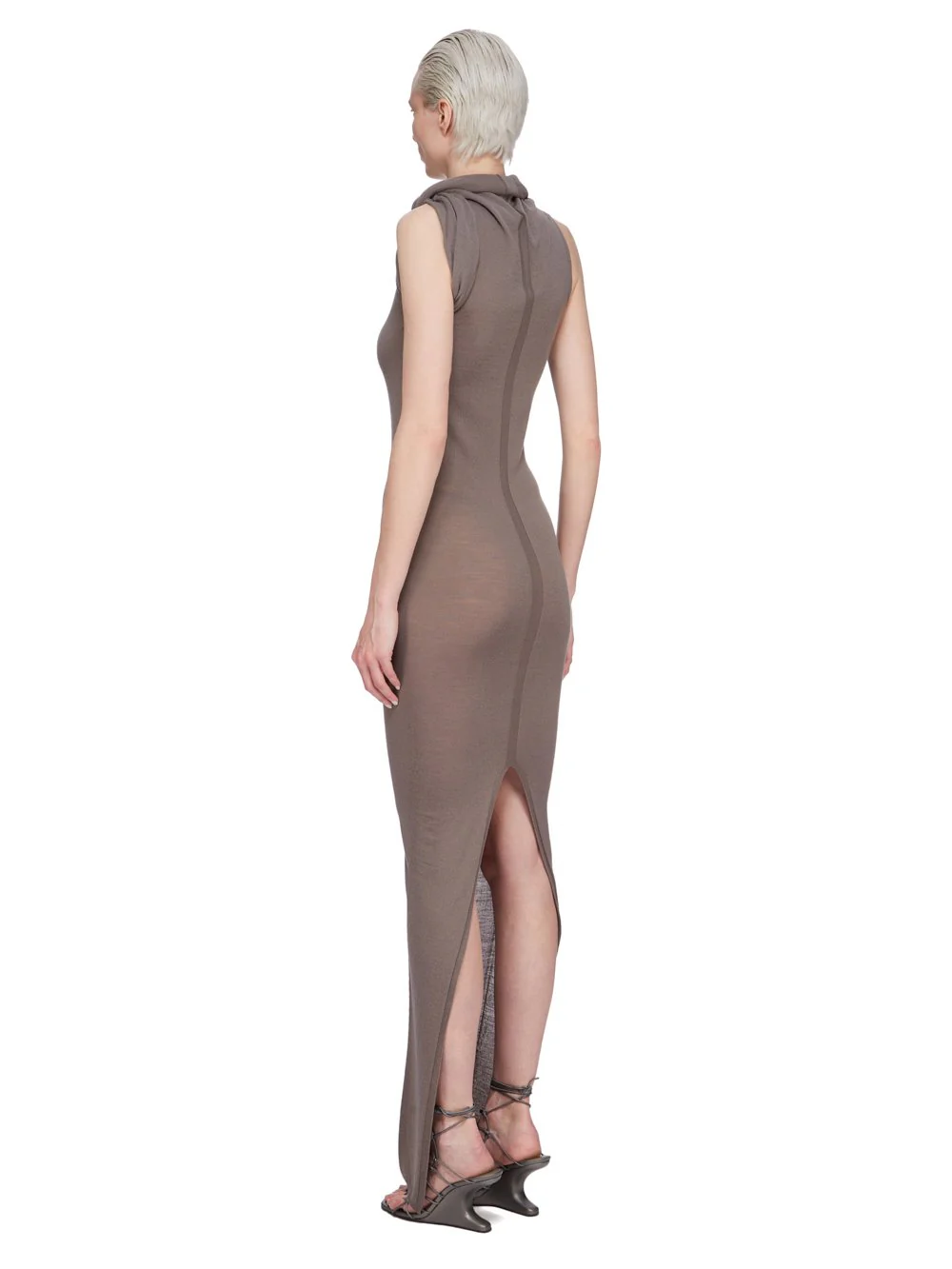 BANDED T DRESS DUST - Image 4