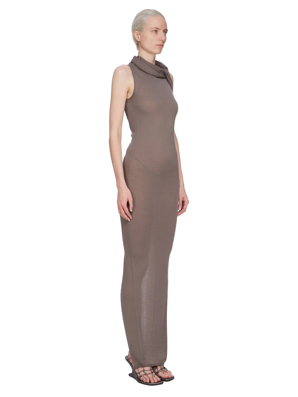 BANDED T DRESS DUST - Image 5