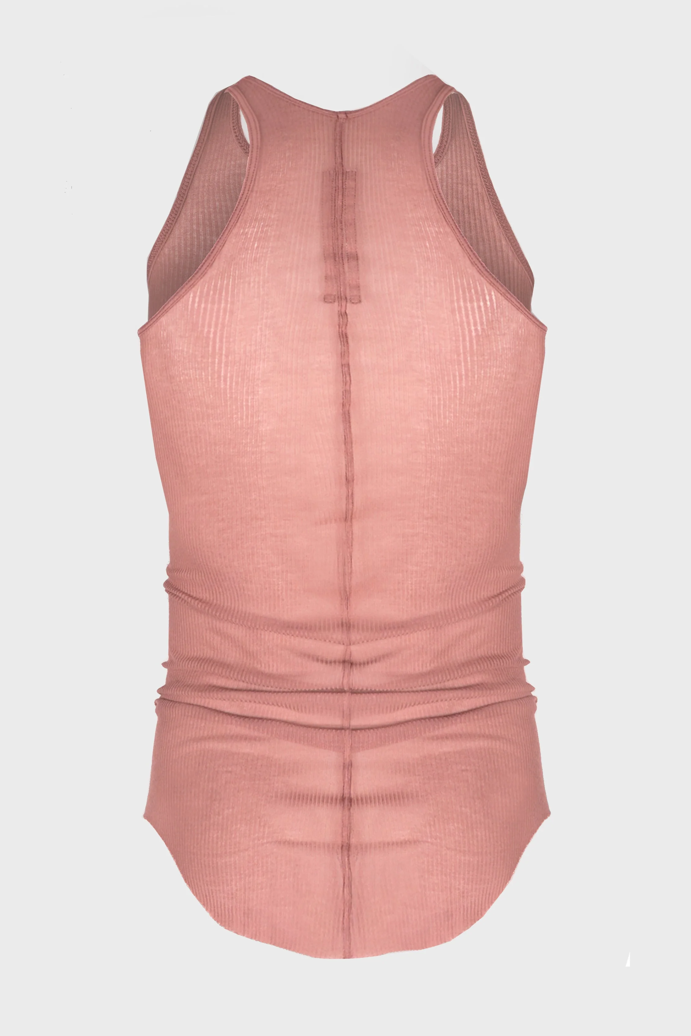 BASIC RIB TANK ROSEWOOD MENS - Image 2