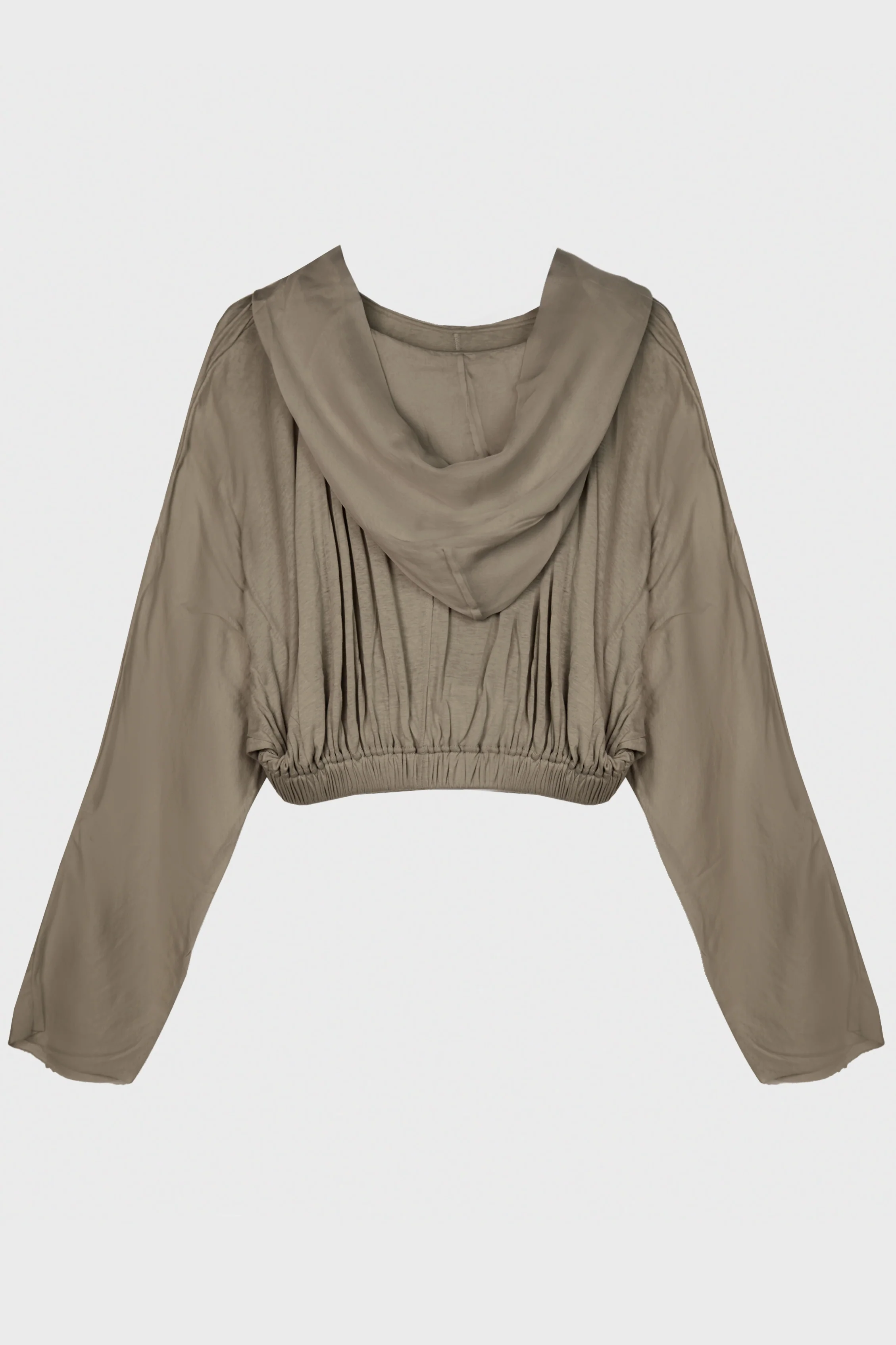 CROPPED HOODED TUNIC DUST - Image 2
