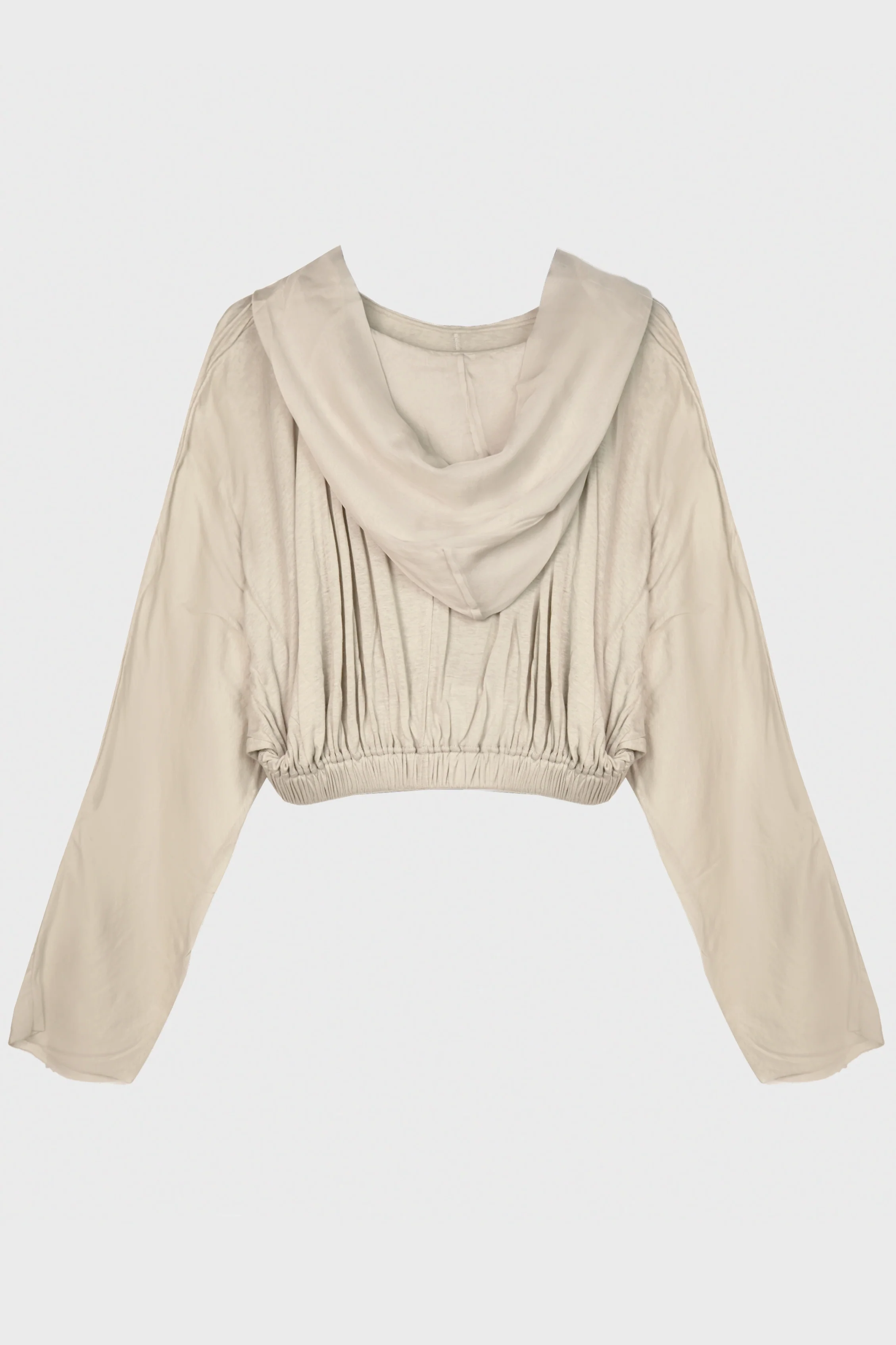 CROPPED HOODED TUNIC PEARL - Image 2
