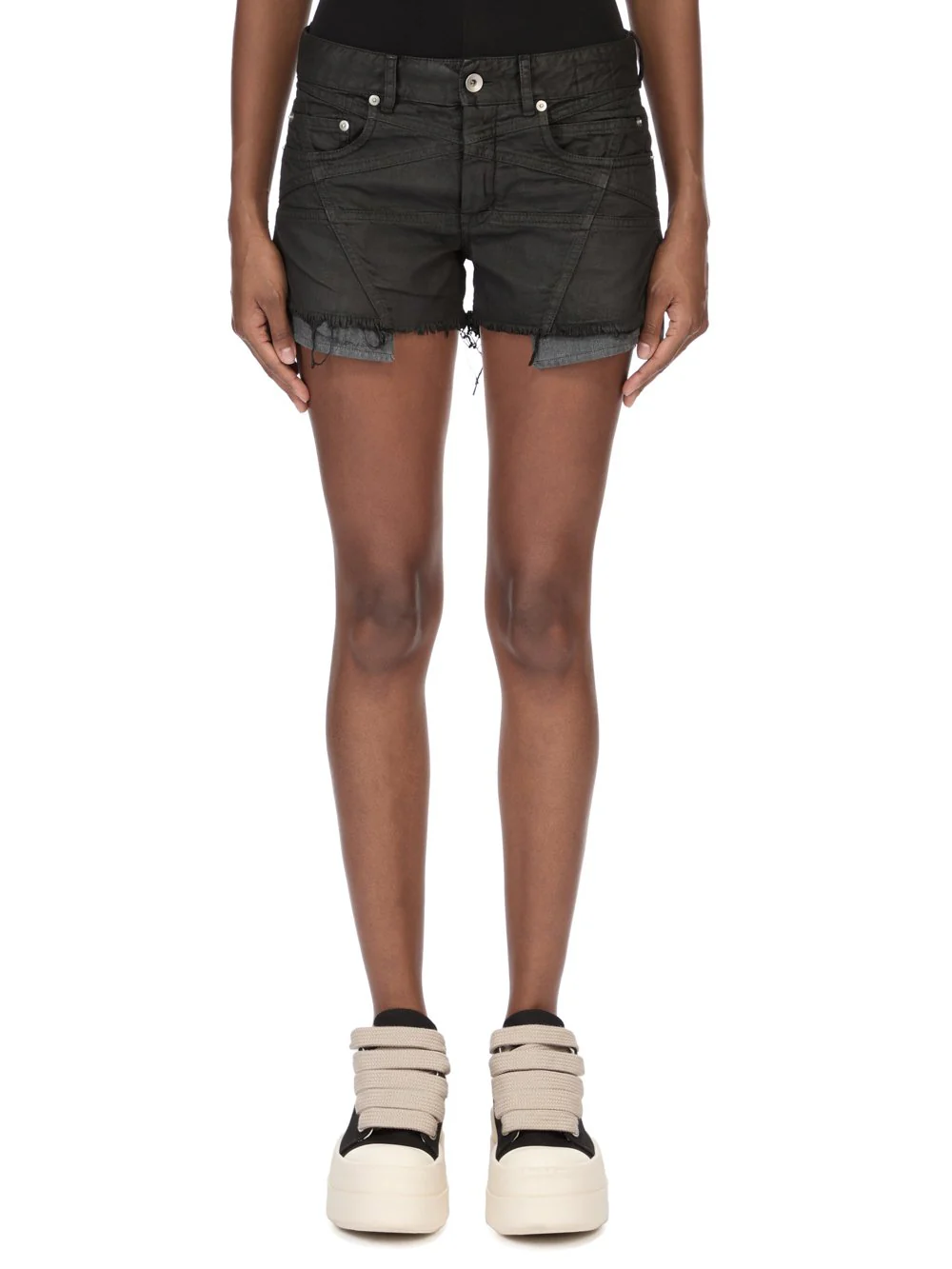 LANA CUT OFFS BLACK - Image 2