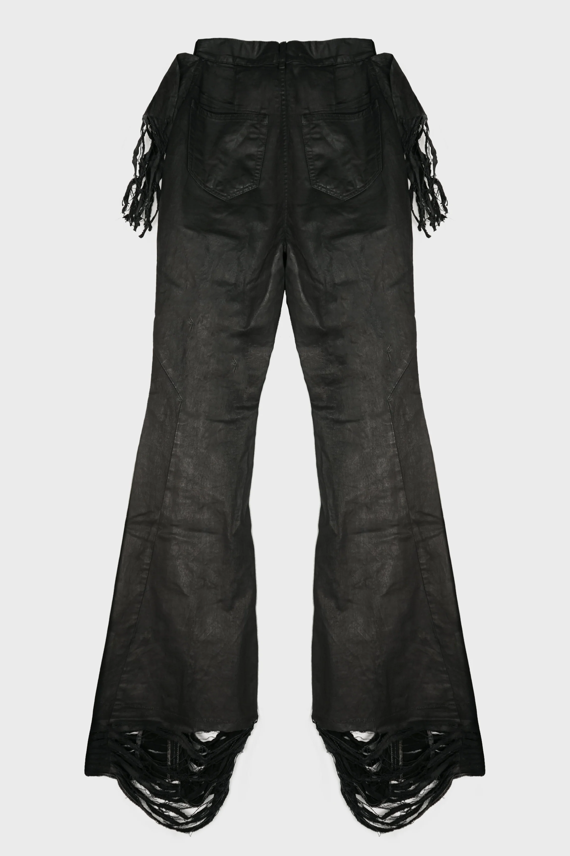 SLIVERED BOOTCUT BLACK W - Image 2