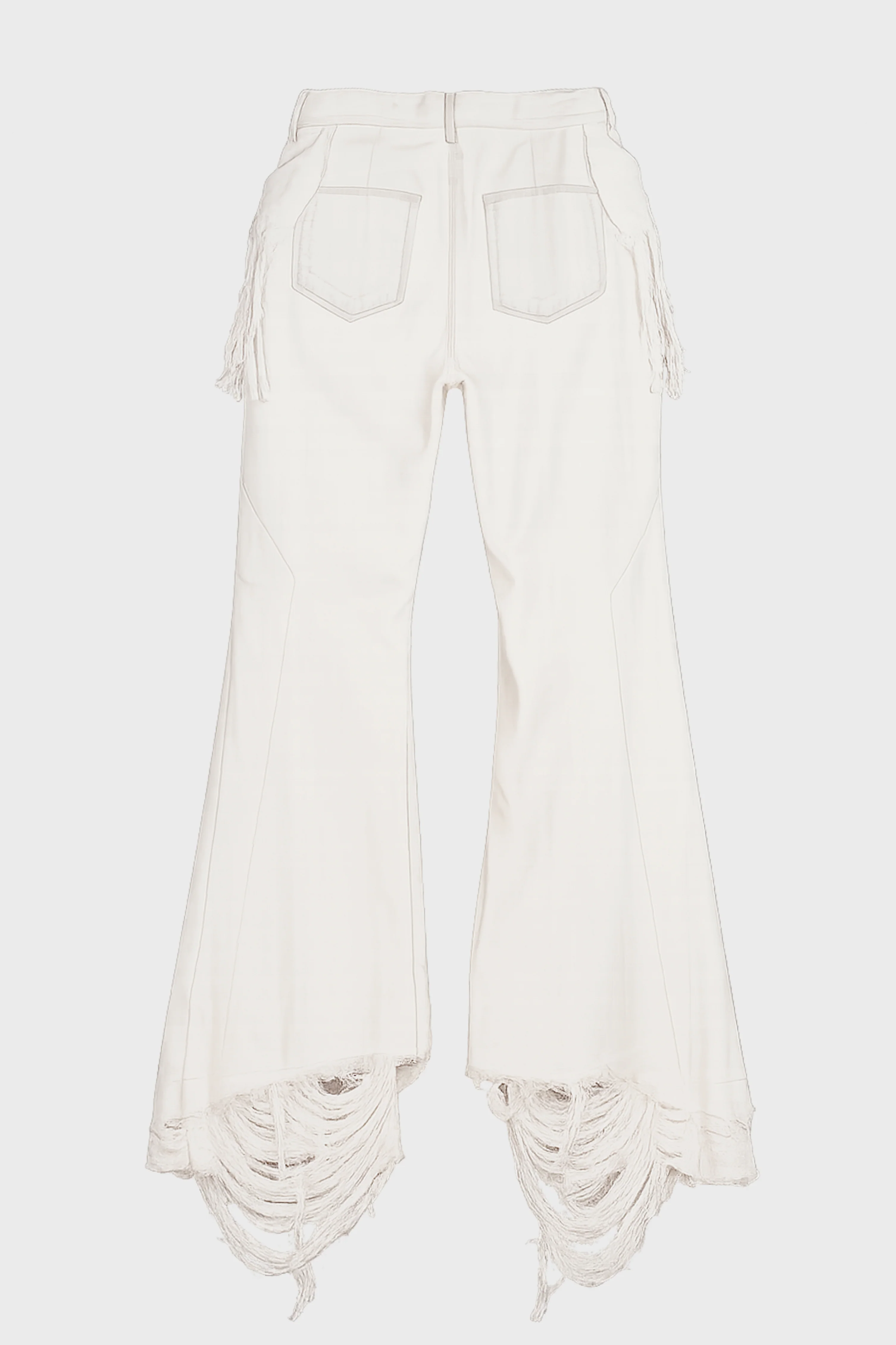 SLIVERED BOOTCUT MILK WASH - Image 3