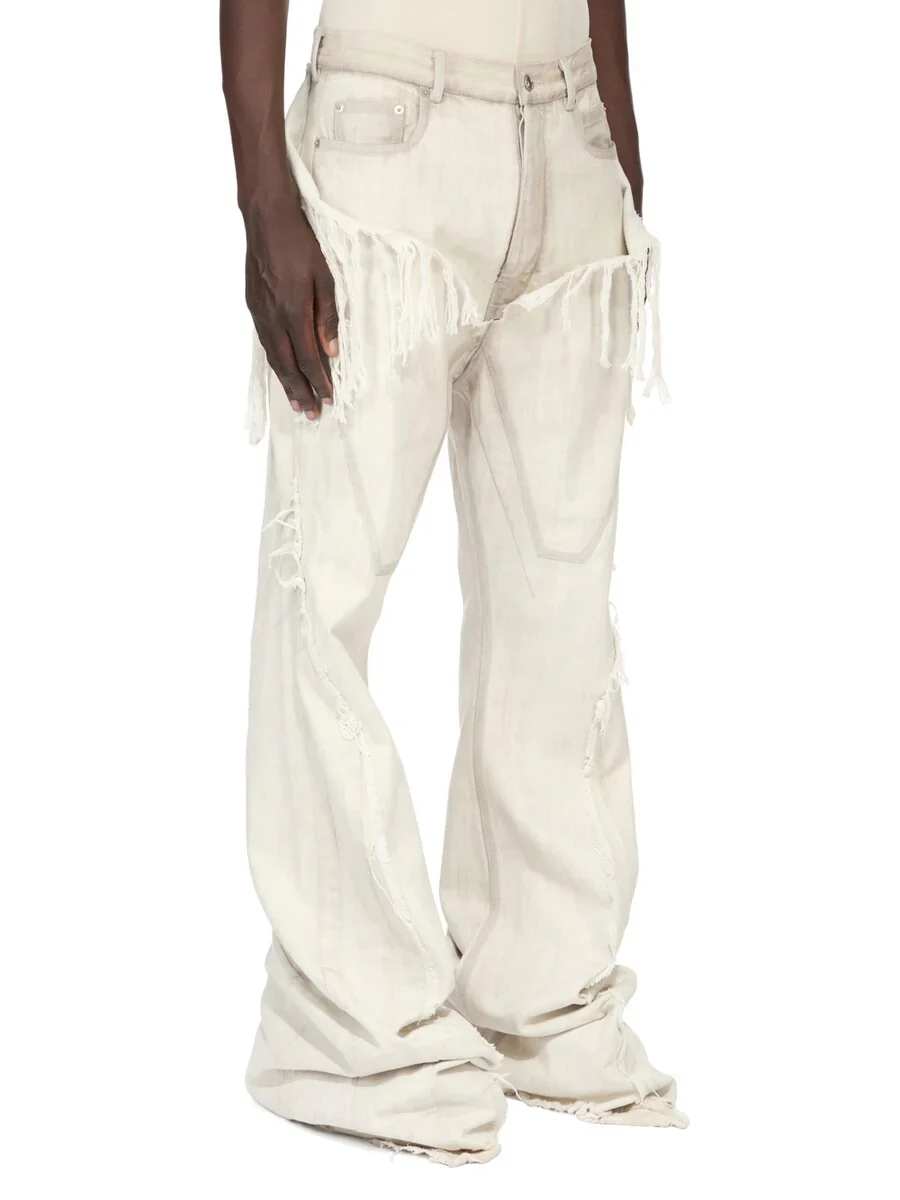 SLIVERED BOOTCUT MILK WASH - Image 5
