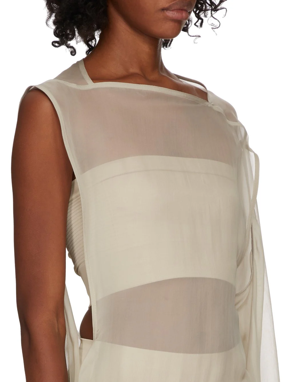 EDFU GOWN LIGHT PEARL - Image 3