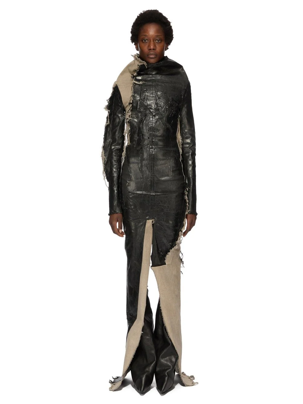 ETNA DRESS BLACK/NATURAL - Image 2