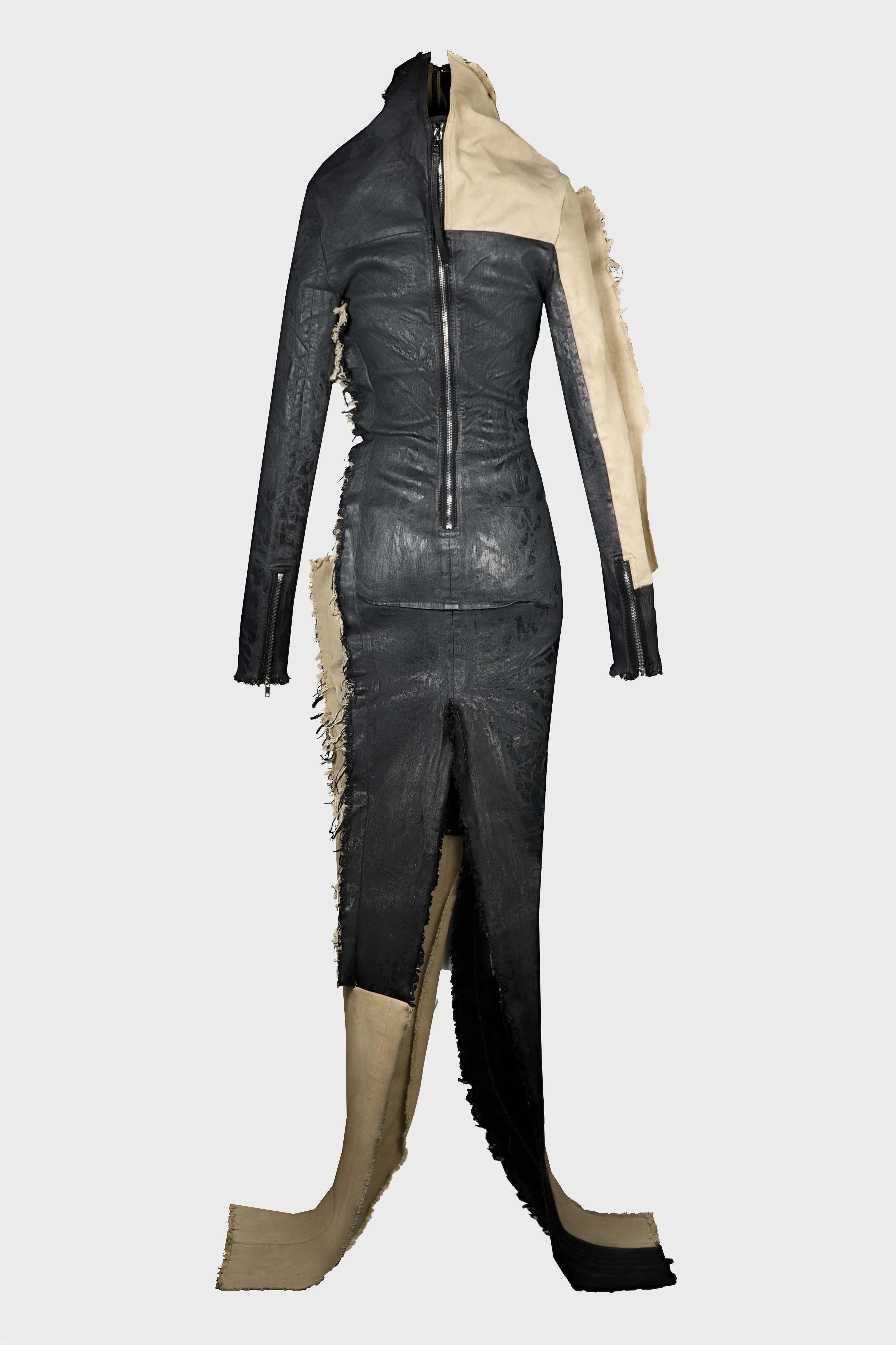 ETNA DRESS BLACK/NATURAL - Image 3
