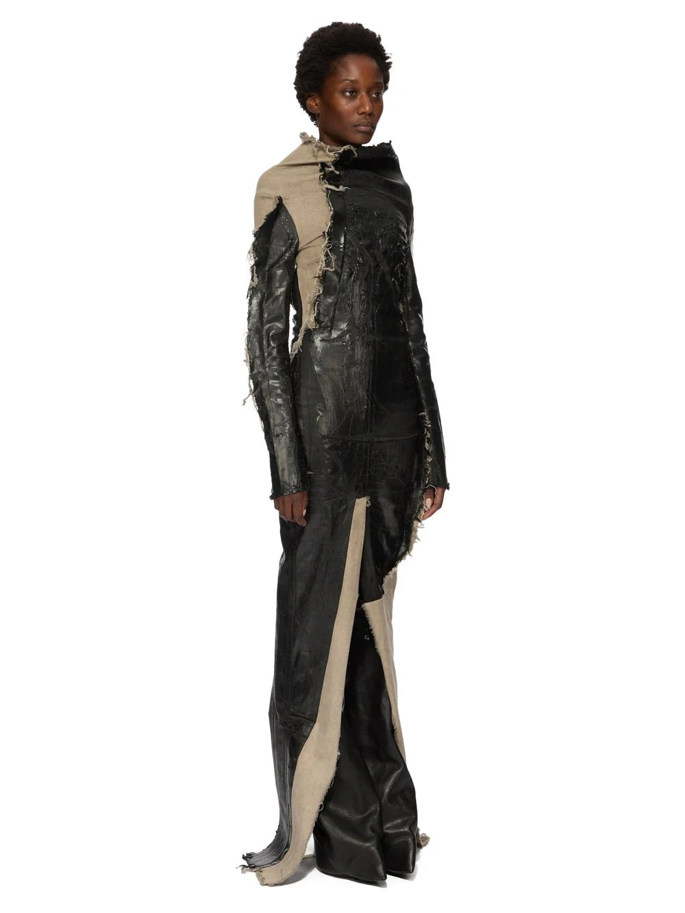 ETNA DRESS BLACK/NATURAL - Image 4