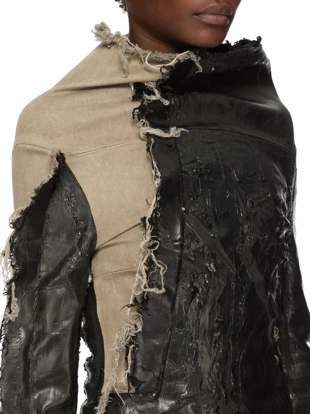 ETNA DRESS BLACK/NATURAL - Image 6