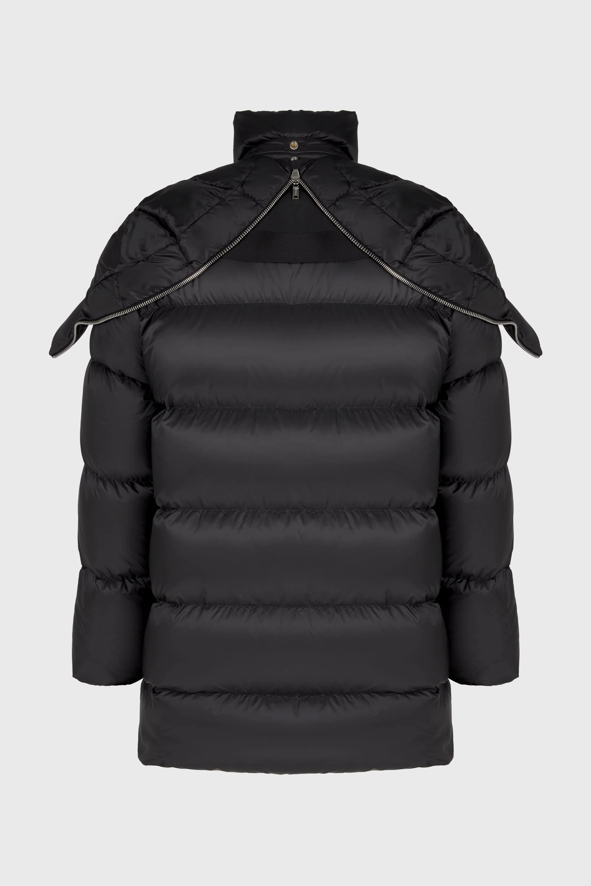 HOODED CYCLOPIC COAT BLACK - Image 3