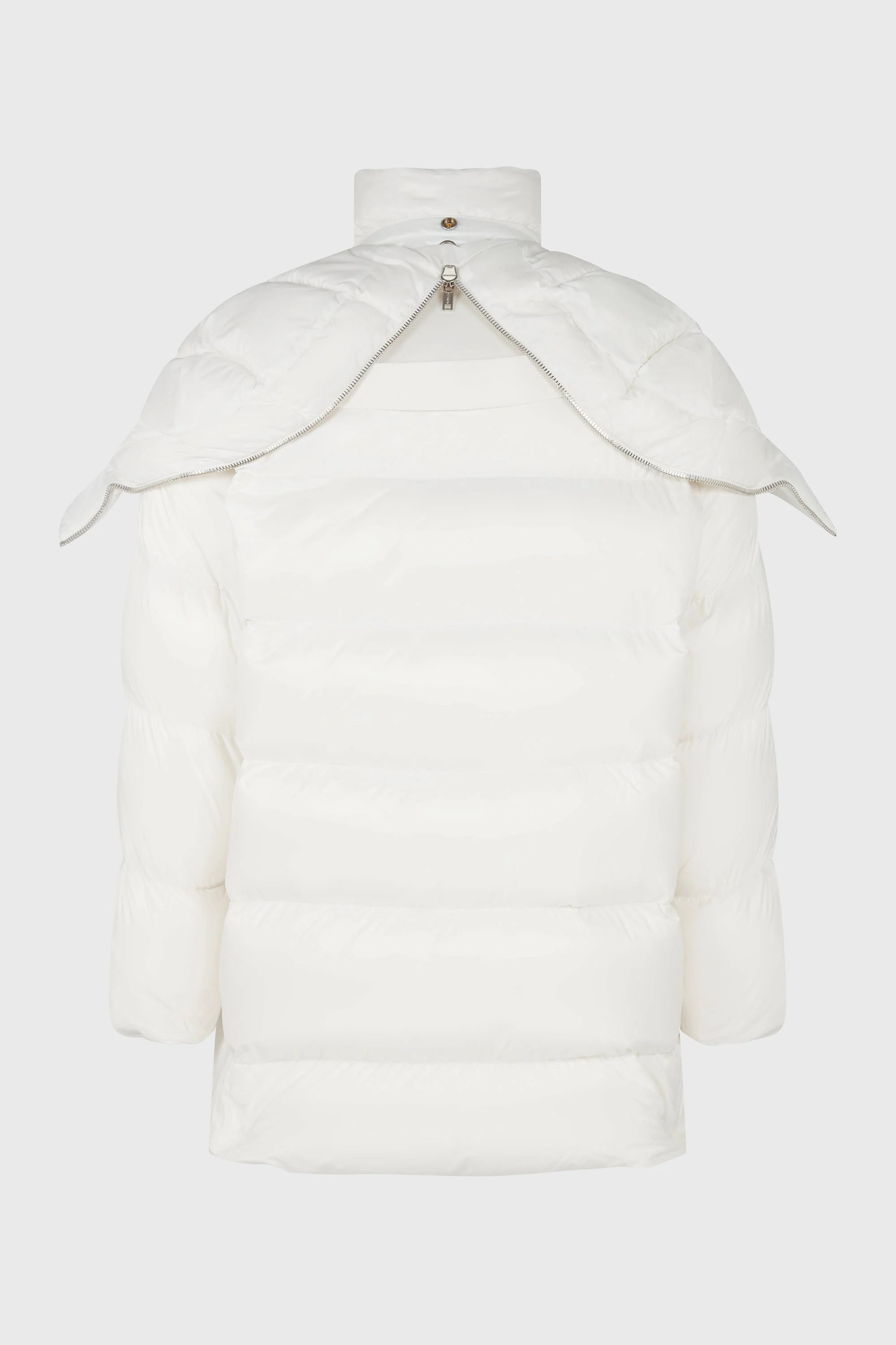 HOODED CYCLOPIC COAT MILK - Image 3