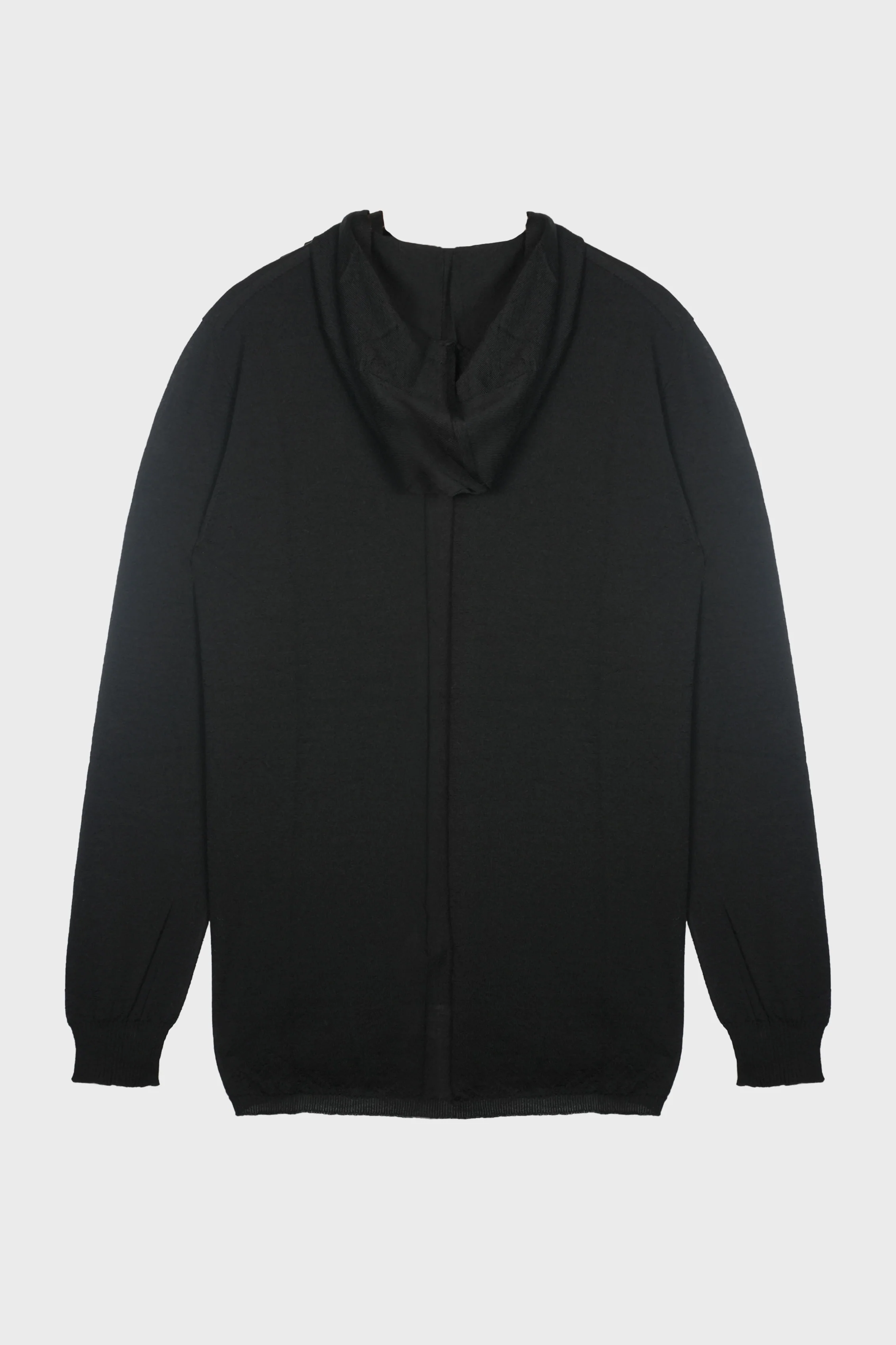 OVERSIZED LS HOODIE BLACK - Image 2