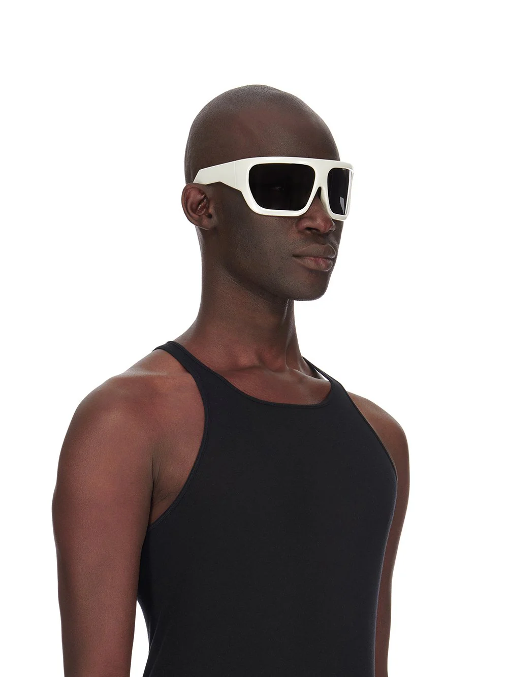 SUNGLASSES DAVIS PEARL TEMPLE/BLACK LENS - Image 5