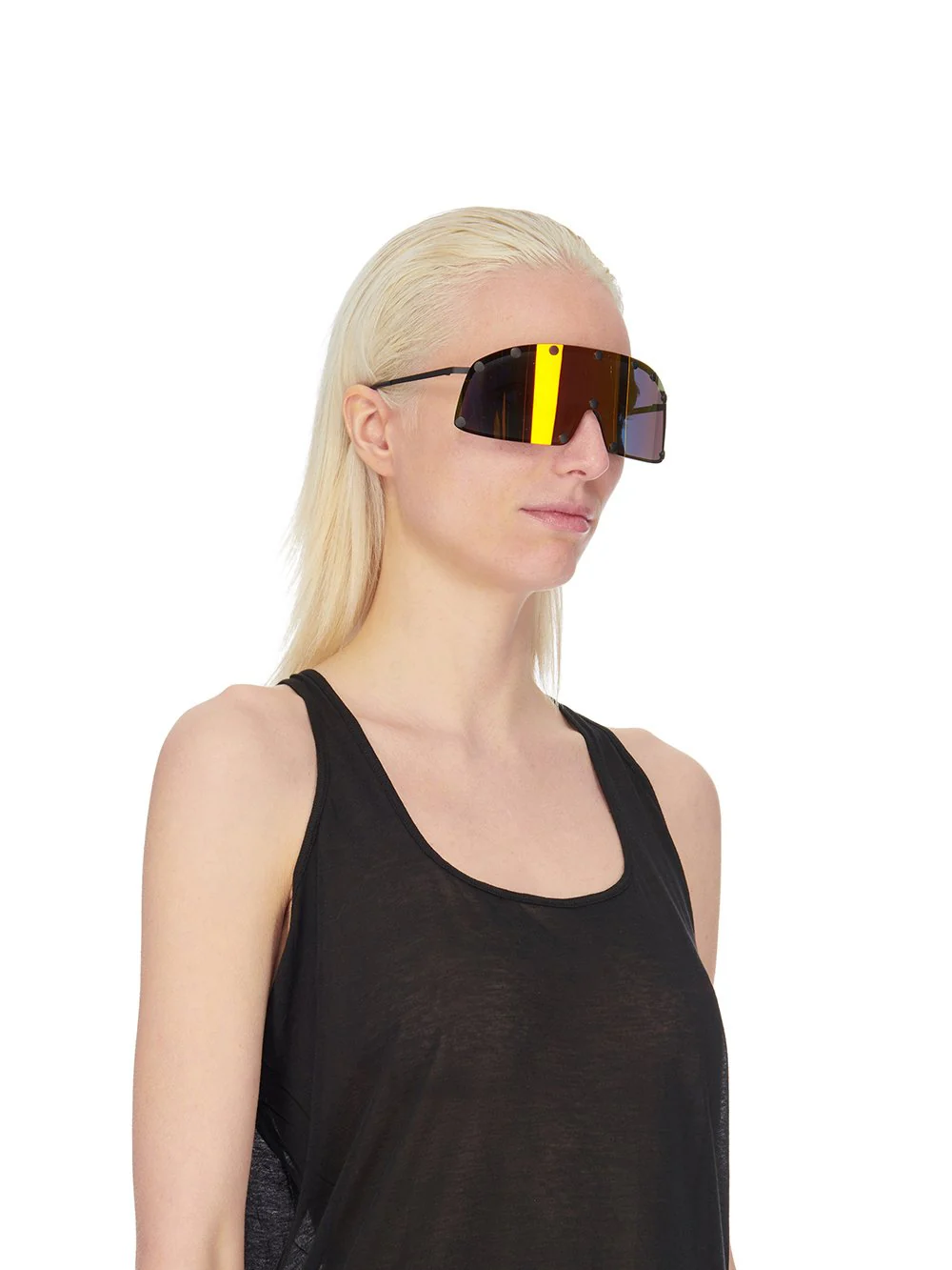 SUNGLASSES SHIELDING BLK TEMPLE/RAINBOW LENS - Image 5