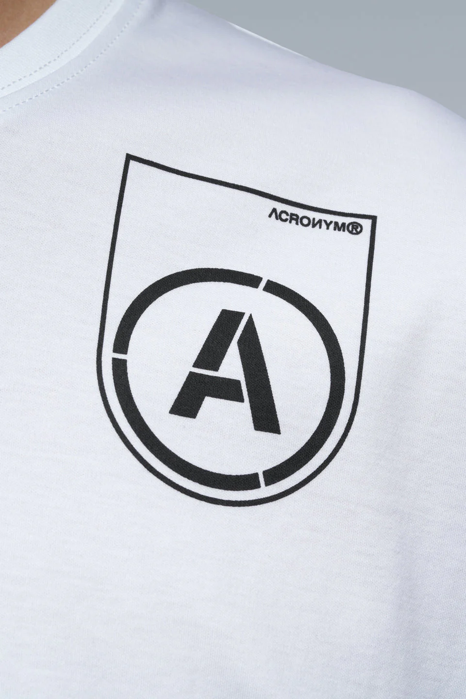 S24-PR-B 100% Cotton Mercerized Short Sleeve T-shirt - White - Image 5