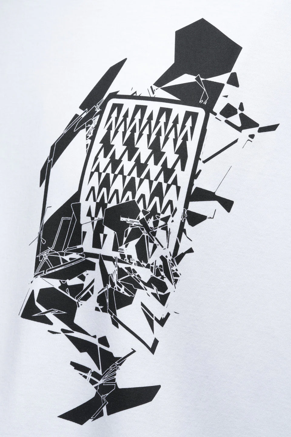 S25-PR-B 100% Cotton Mercerized Sleeveless T-shirt - White - Image 7