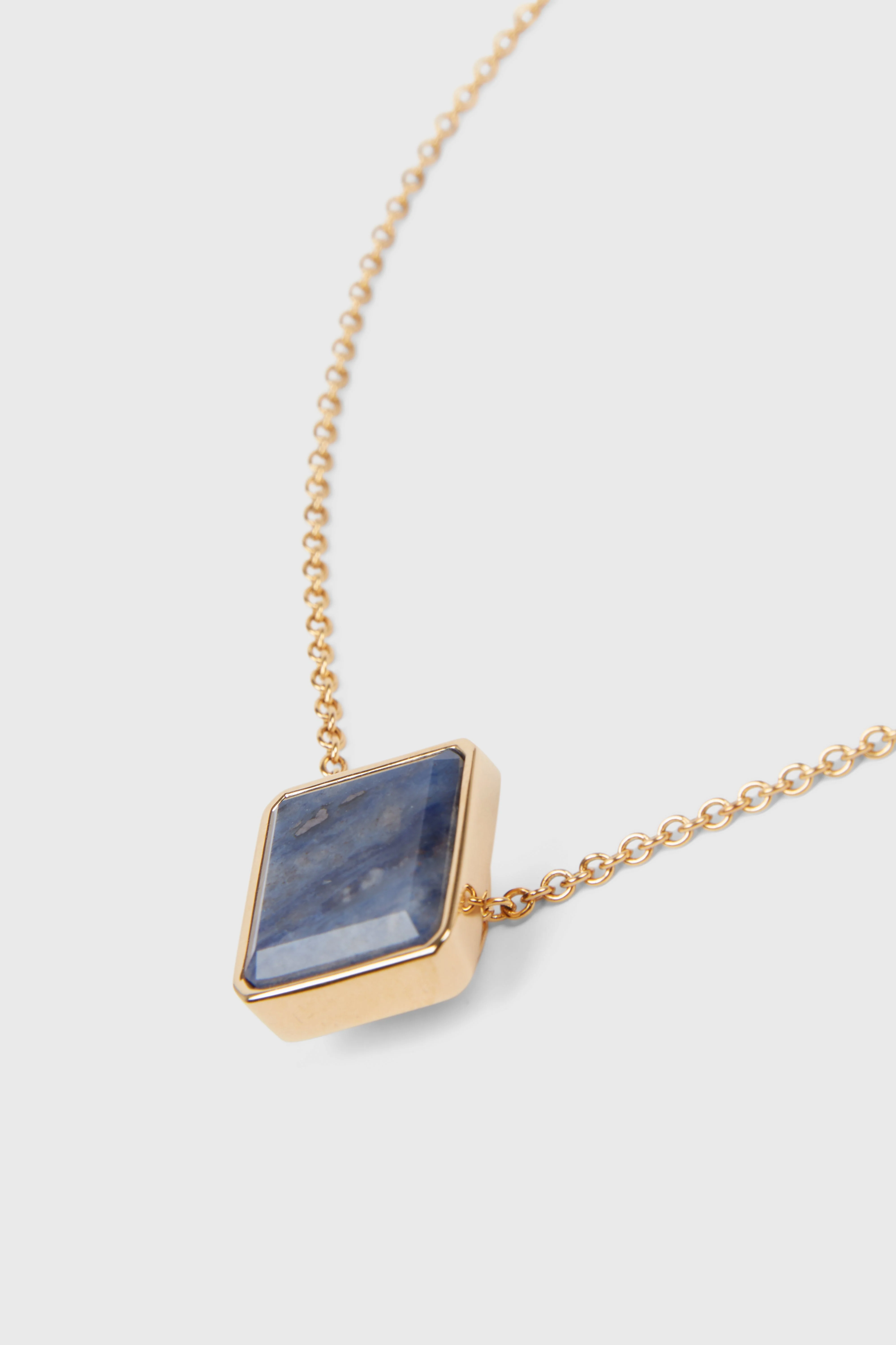 BLUE SQUARE PENDANT - Image 2