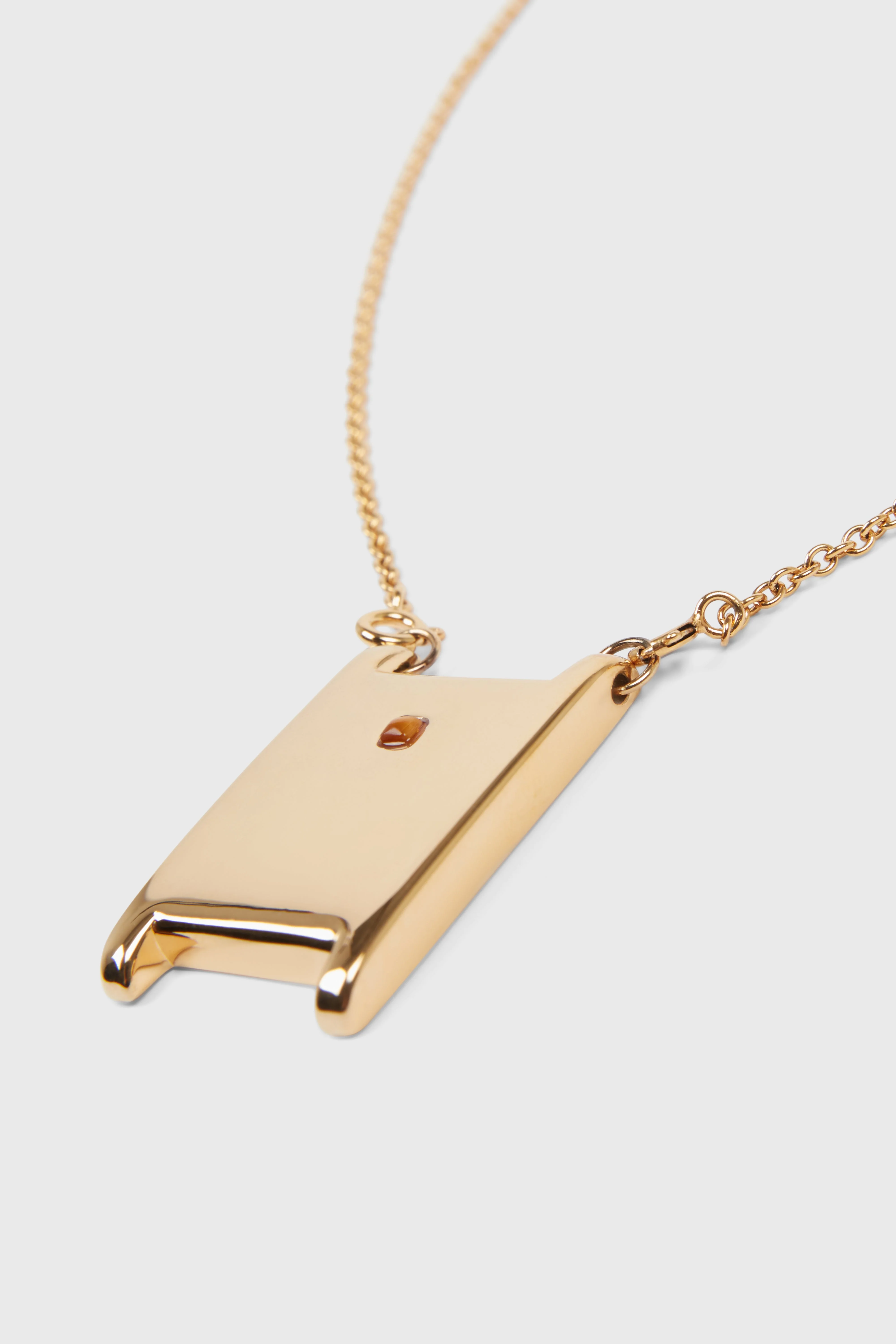 GOLD BELT BUCKLE PENDANT - Image 2