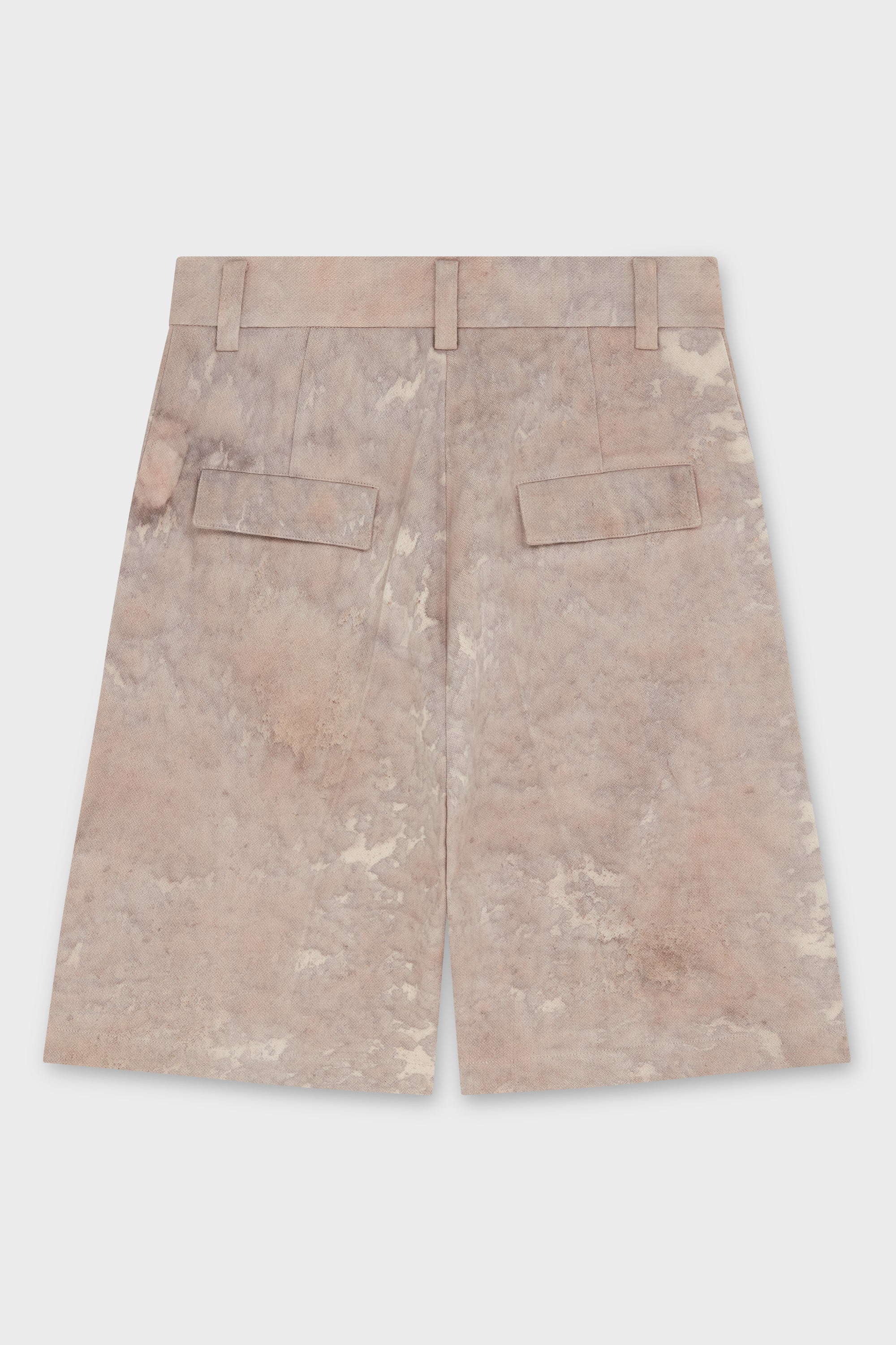 LIGHT GREY BUNDLE DYEING SHORTS - Image 2
