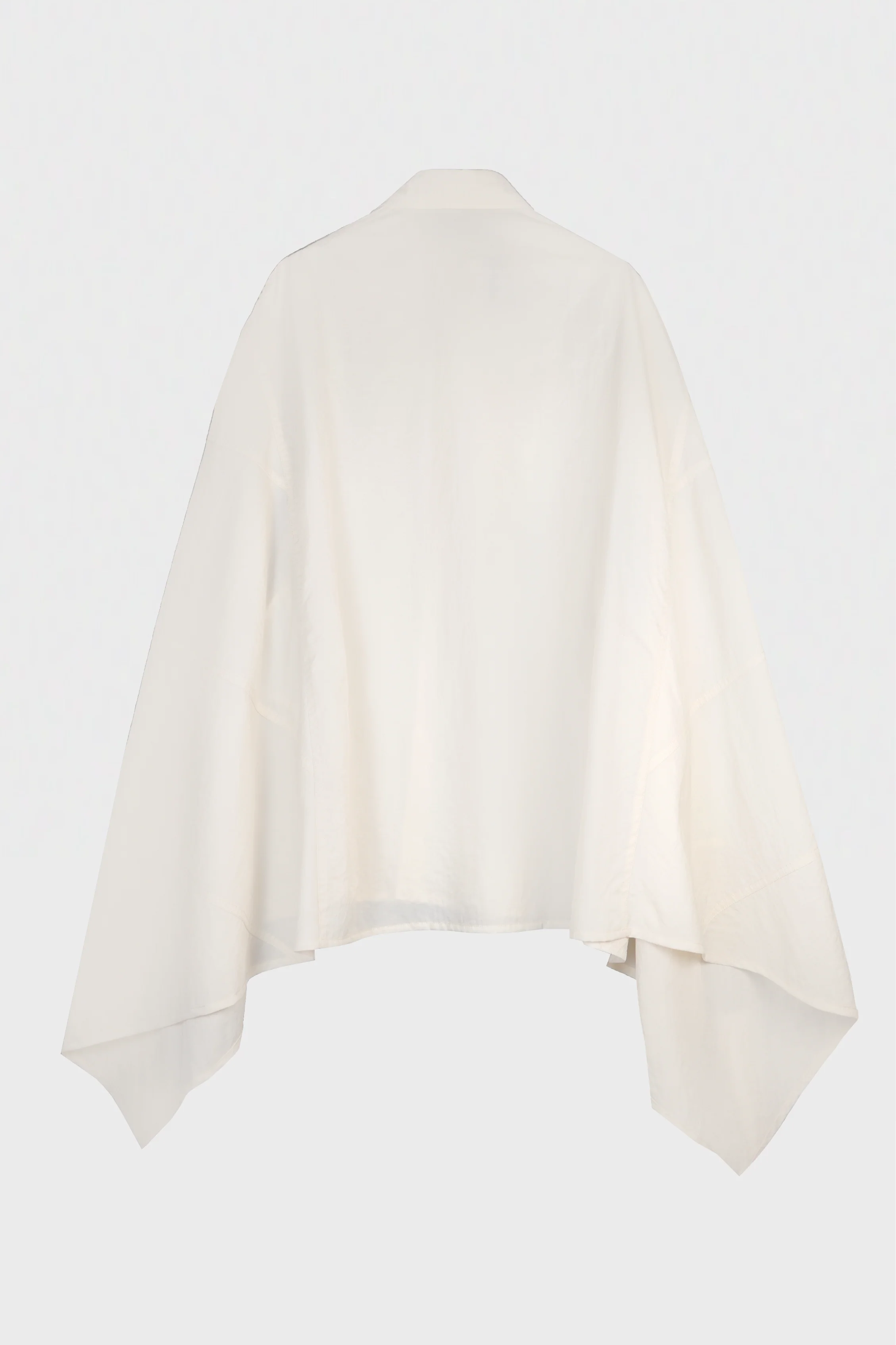 NYLON SHIRT-STYLE COAT BEIGE - Image 2