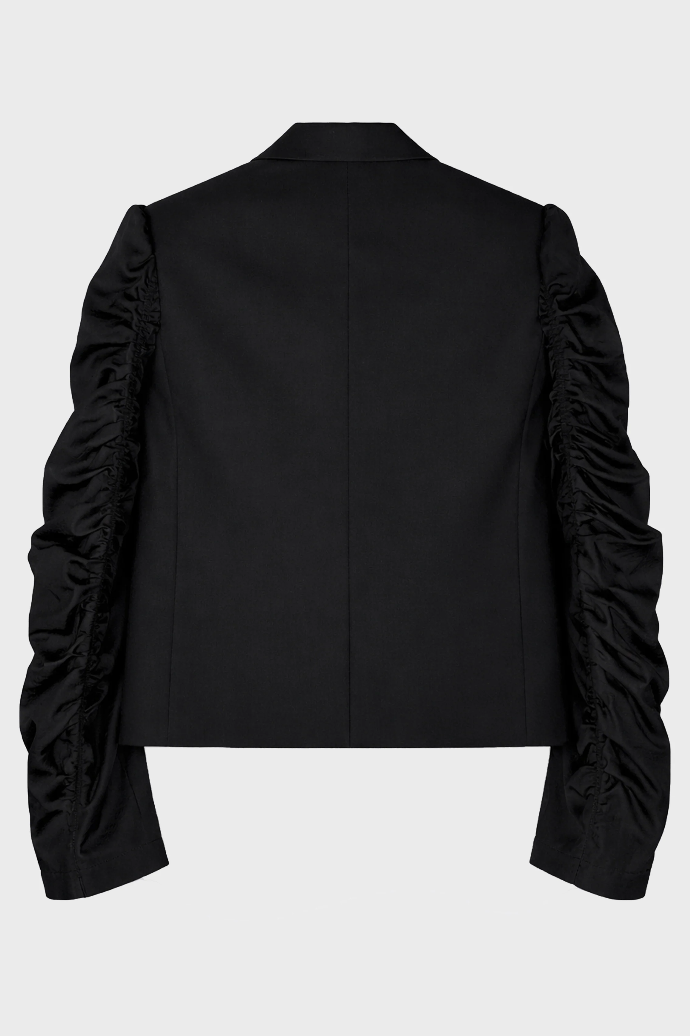 PANELLED-SLEEVE BLAZER BLACK - Image 2