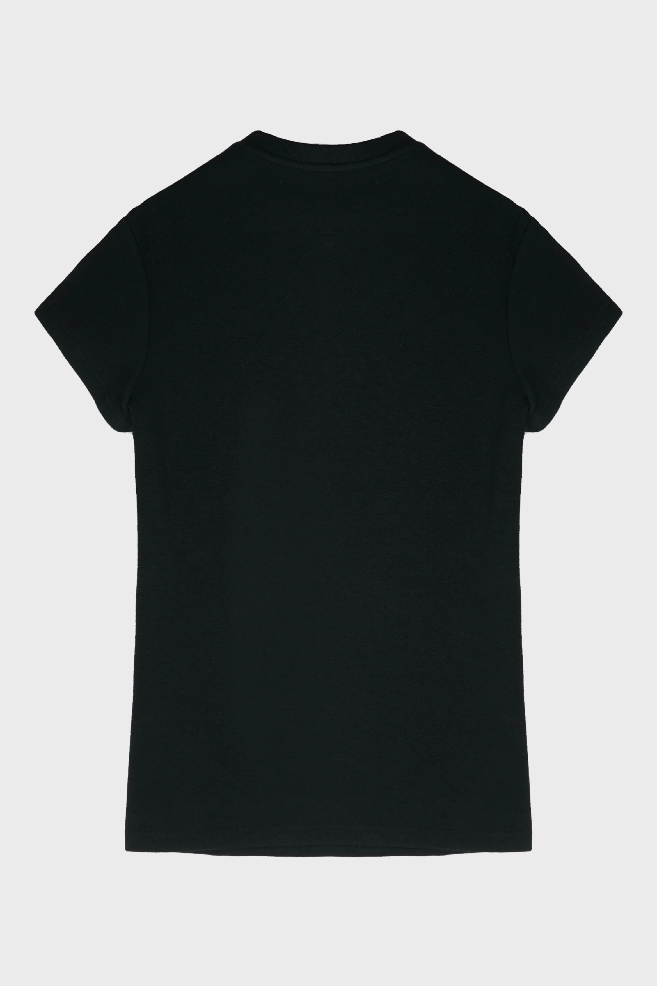 TIGHT SHORT-SLEEVED T-SHIRT BLACK - Image 2