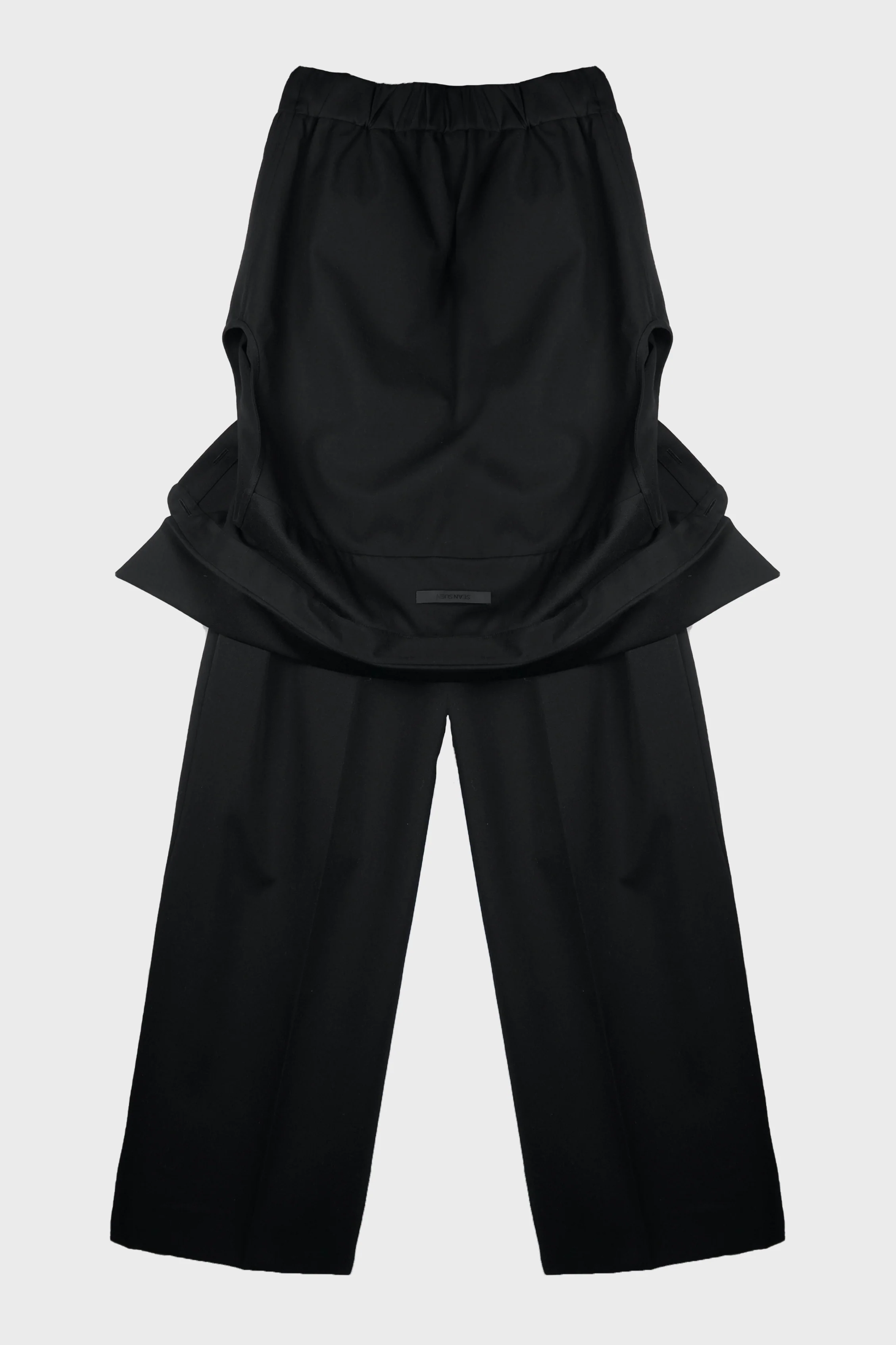 WOOL SHIRT-WAIST TROUSERS BLACK - Image 2