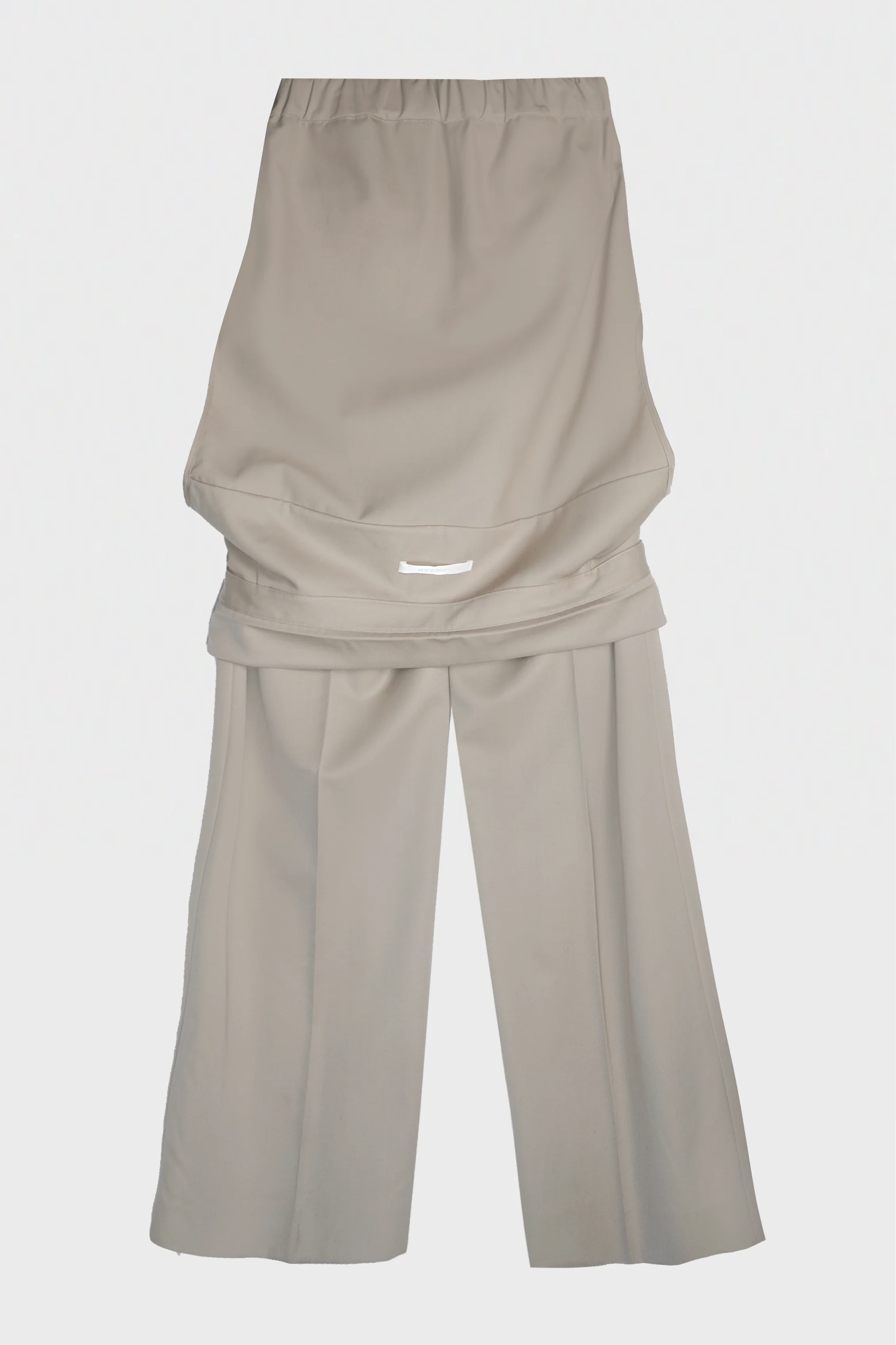 WOOL SHIRT-WAIST TROUSERS KHAKI - Image 2