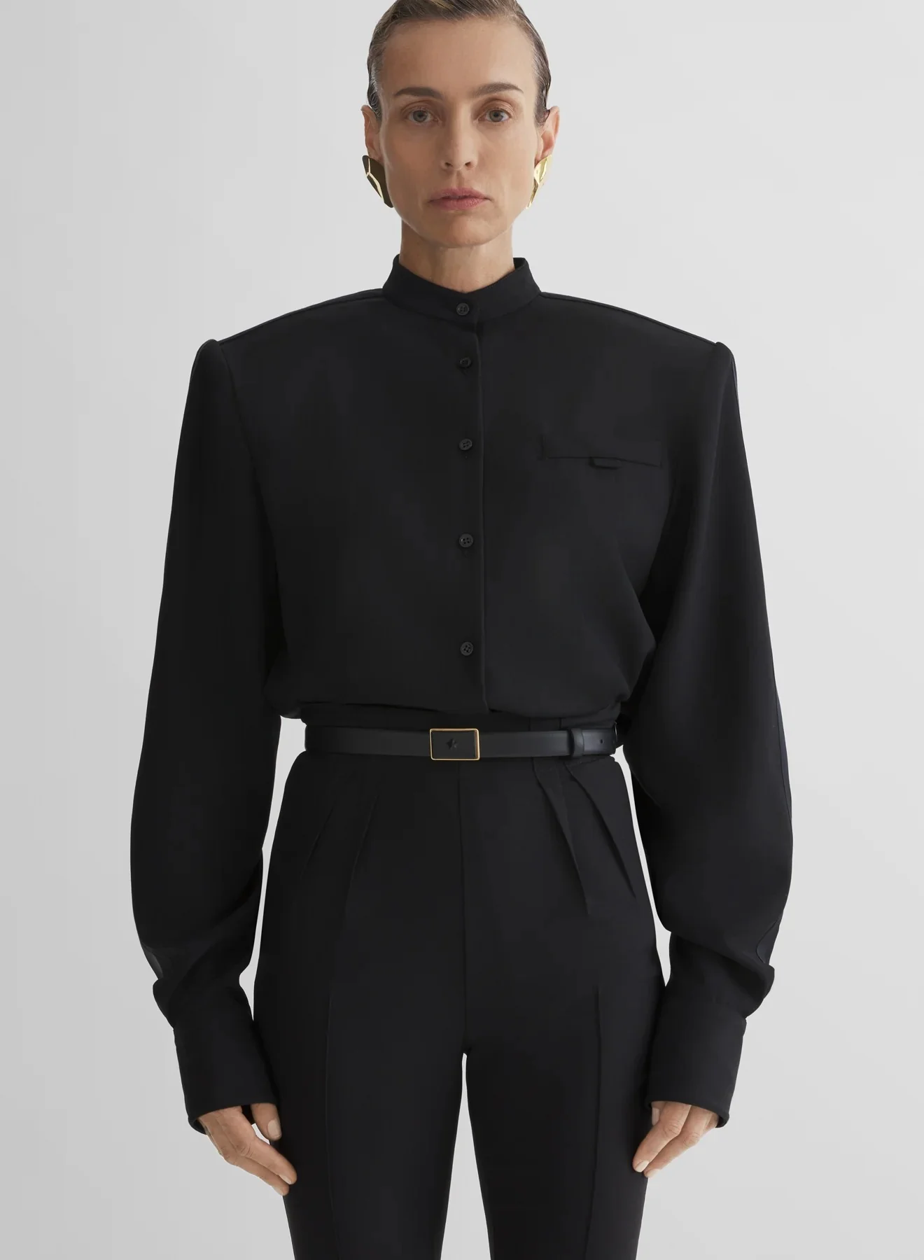 SHOULDER PADDED SHIRT - Image 2