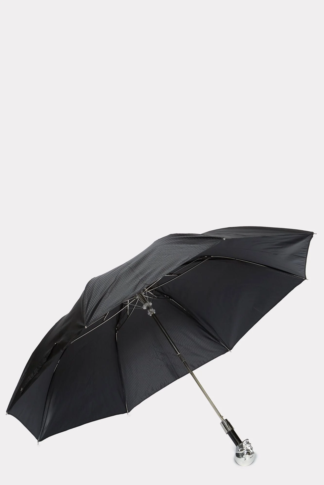 Silver Skull Folding Umbrella - Image 2