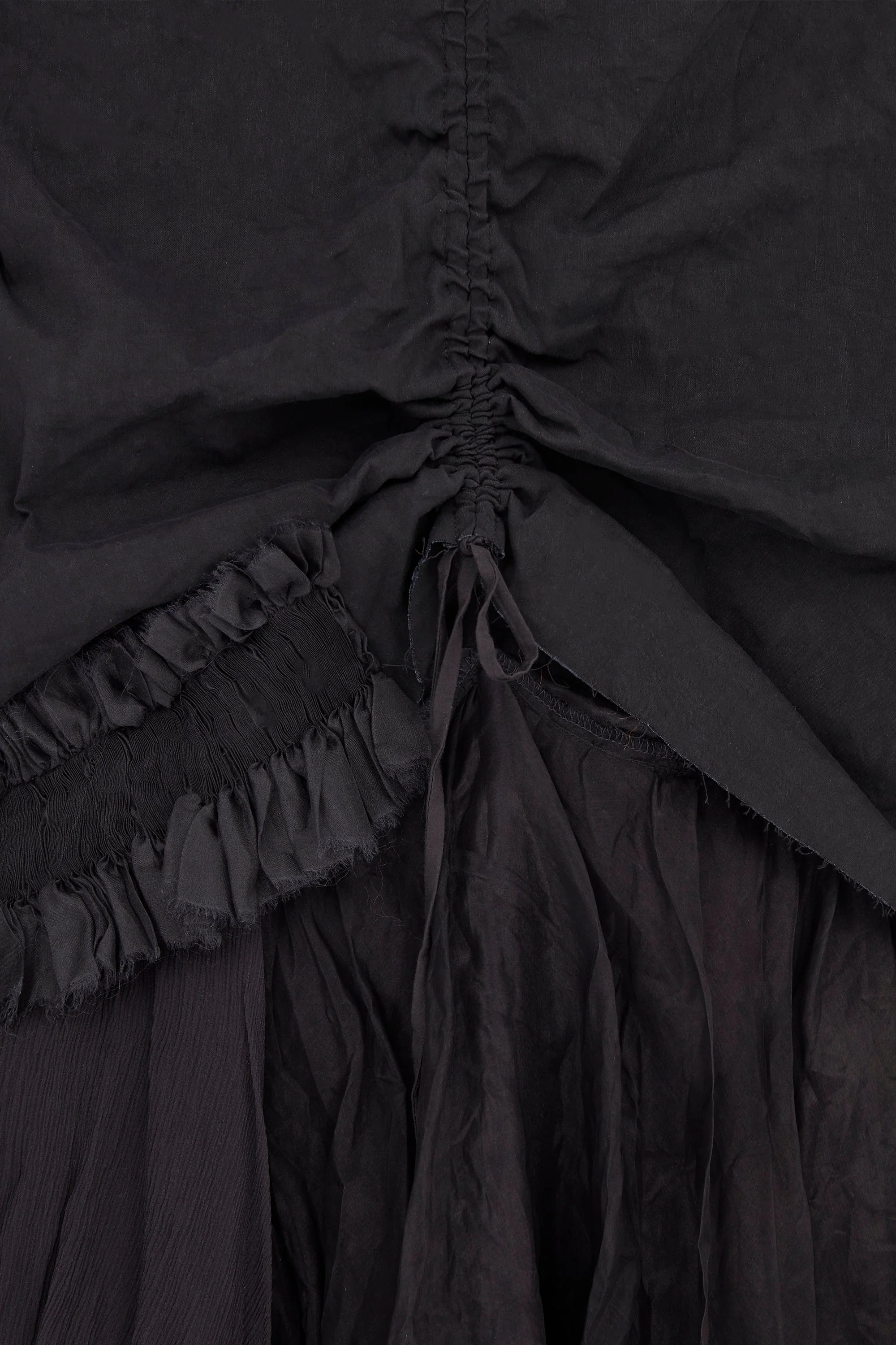 BLACK SOPWITH LAYERED ORGANZA STRETCH DRESS - Image 7