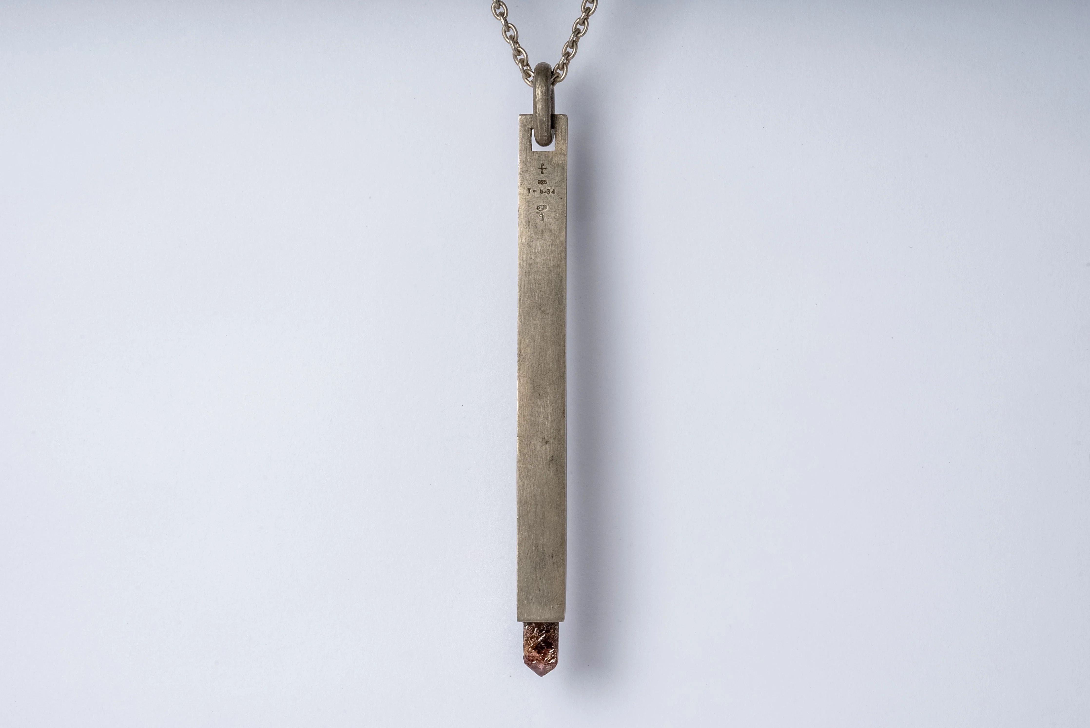 Talisman Inverted Wedge Necklace (Zircon, DA+ZIR) - Image 3