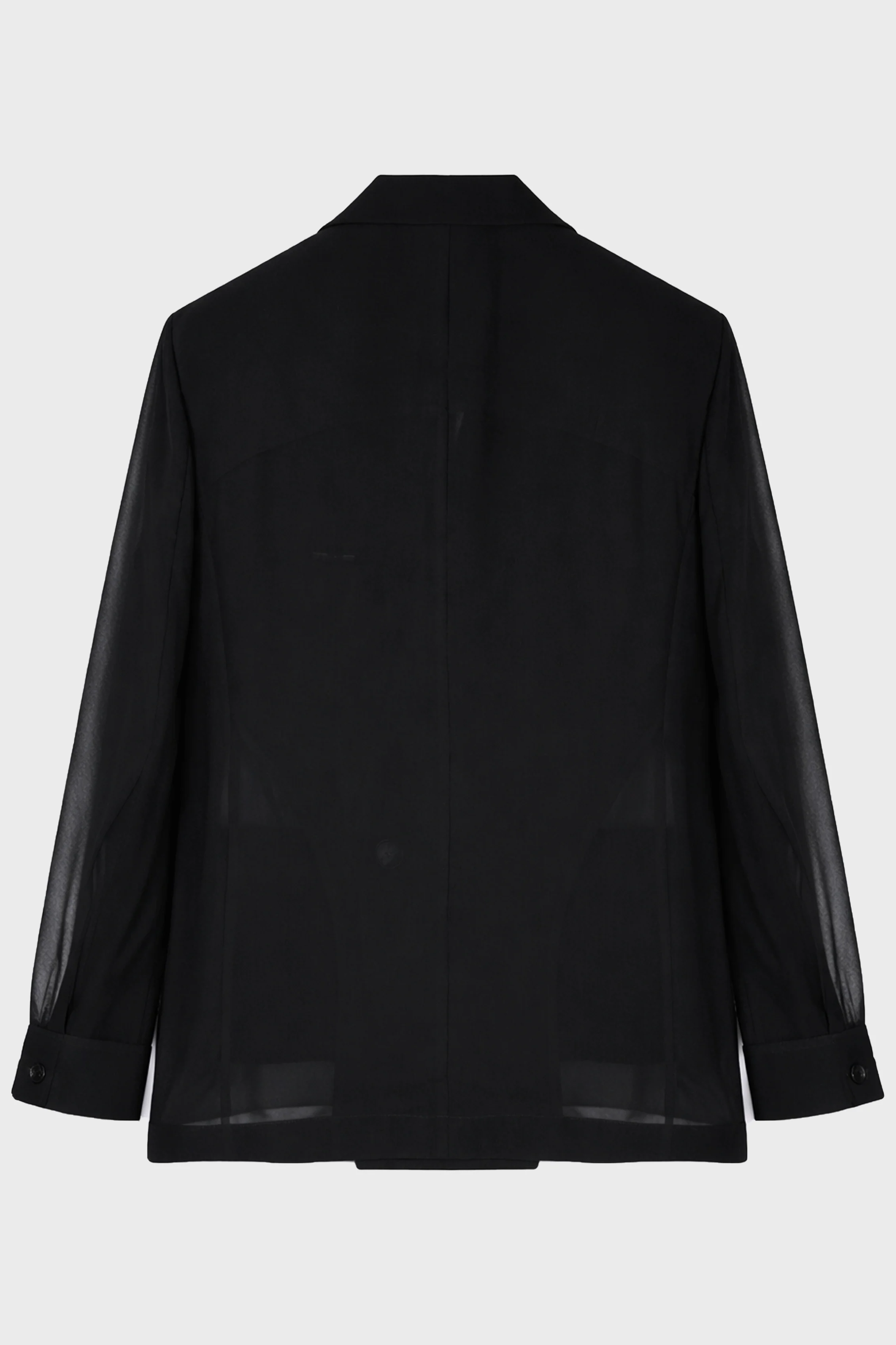 TRANSPARENT DOUBLE BREASTED JACKET WITH 4 BUTTONS - Image 2